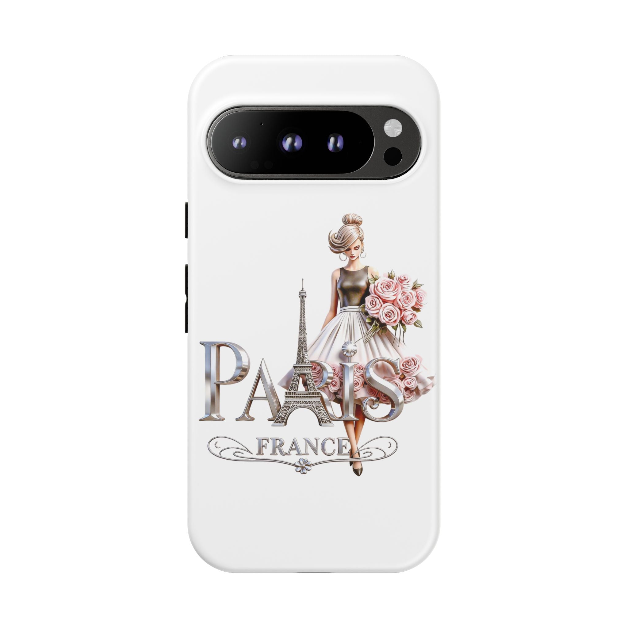 Phone Case | Eiffel Tower Floral Fashion Design Printify