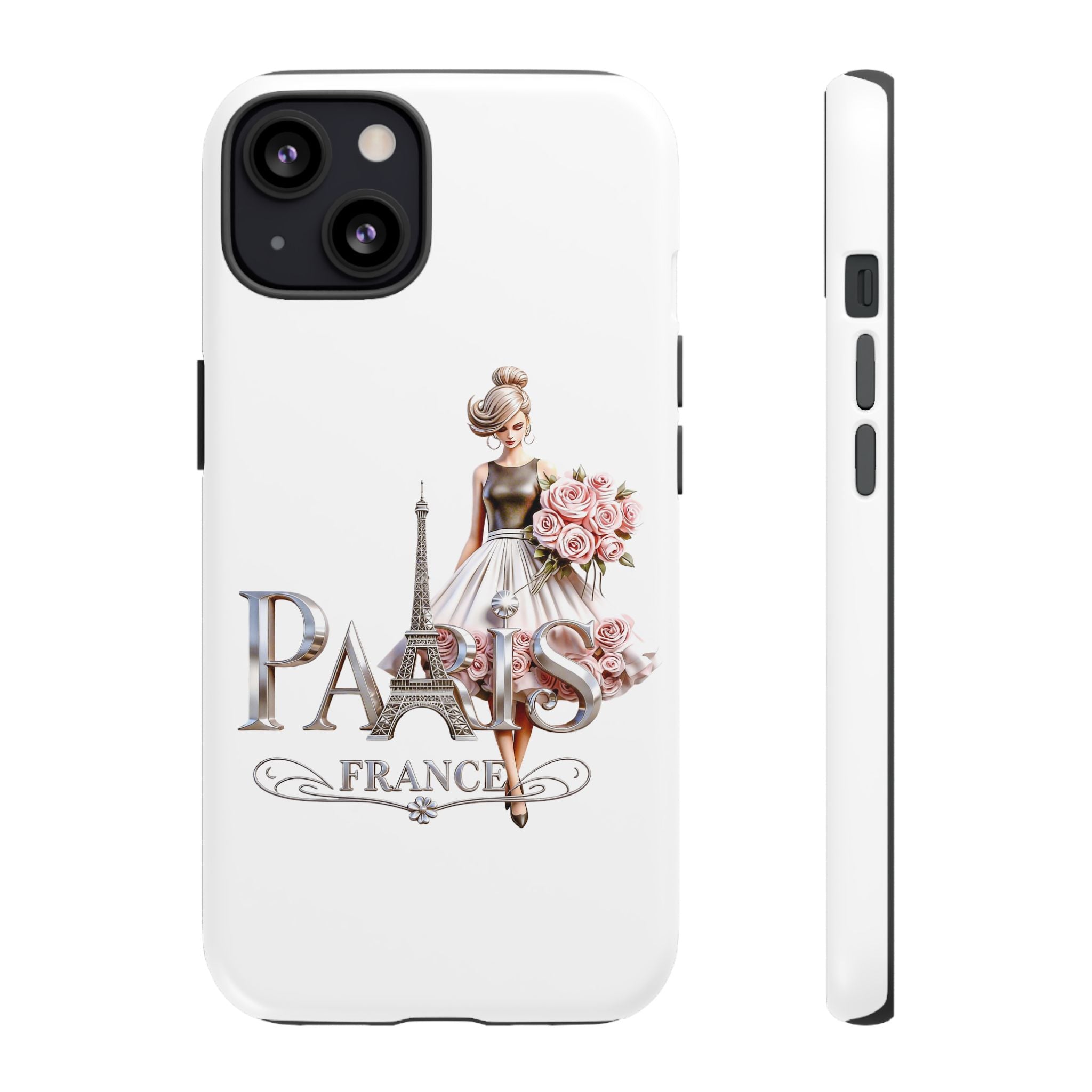 Phone Case | Eiffel Tower Floral Fashion Design Printify