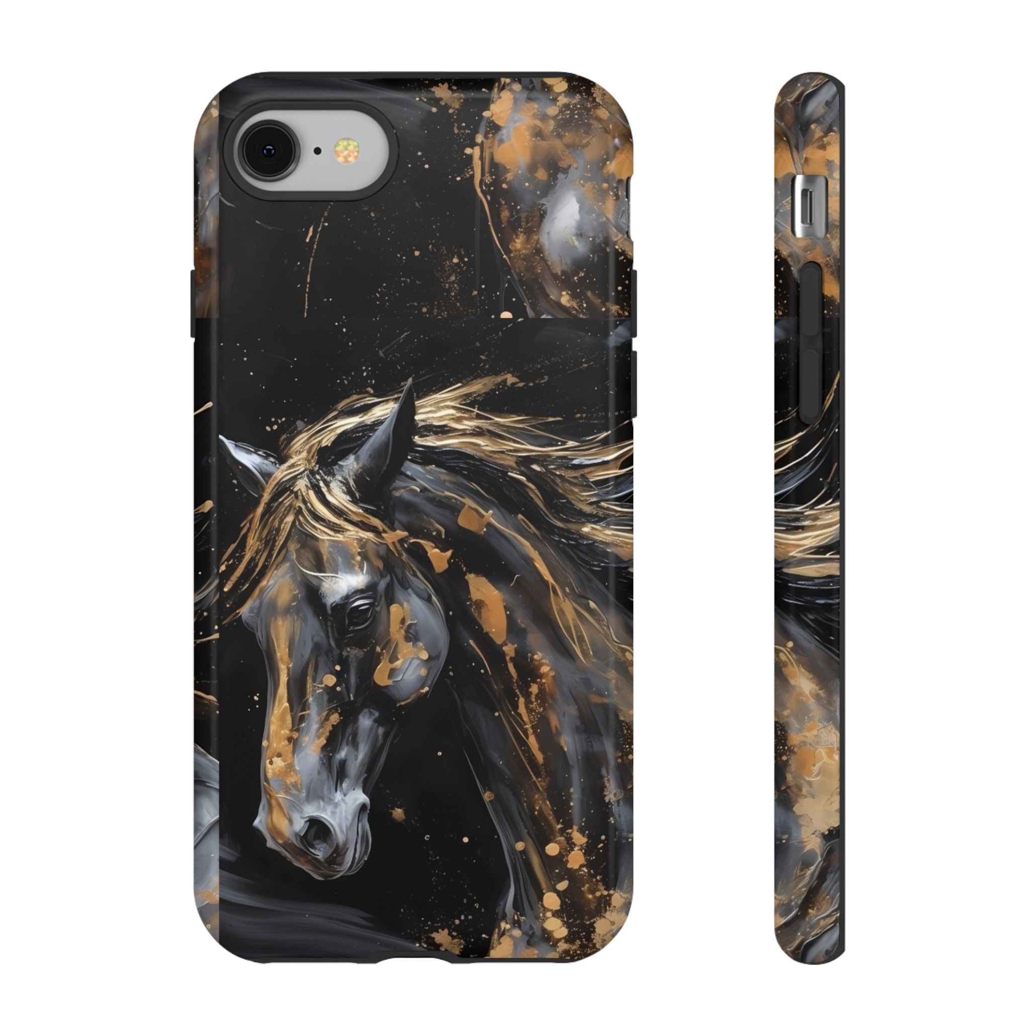 Golden Paint Horse Phone Case | Tough Case Printify