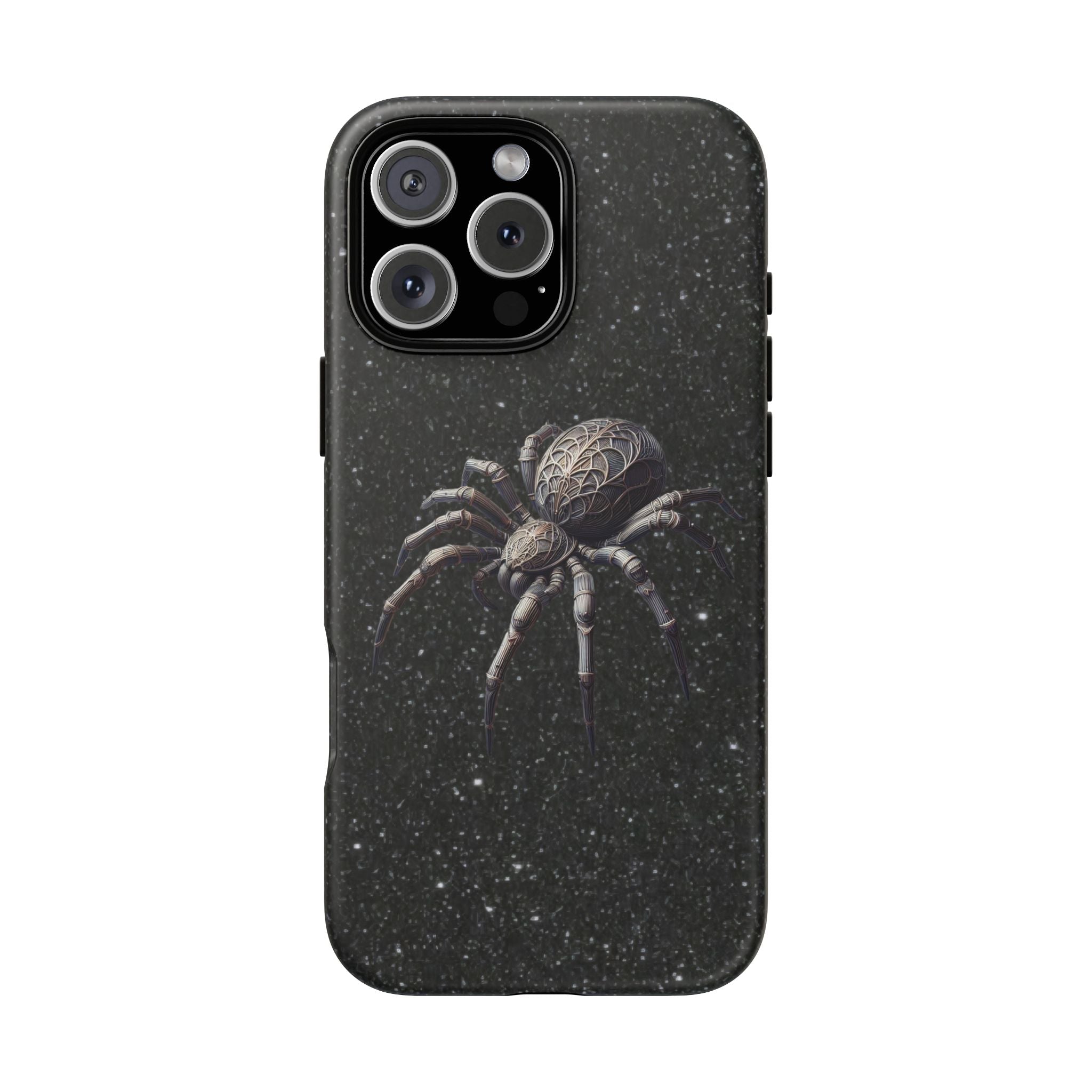 Spider Night Tough Phone Case — Dark Space Tarantula iPhone Cover Printify