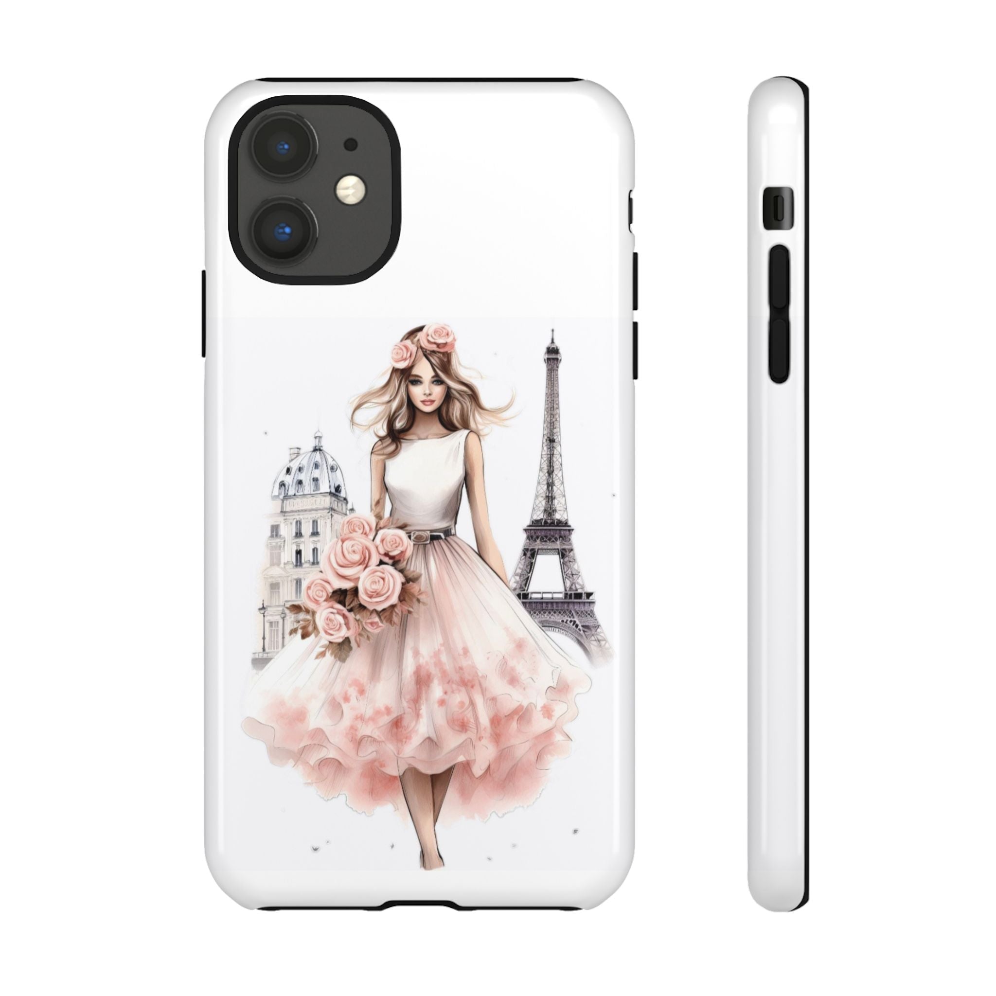 Parisian Ballerina Bouquet phone case | Tough Cases Printify