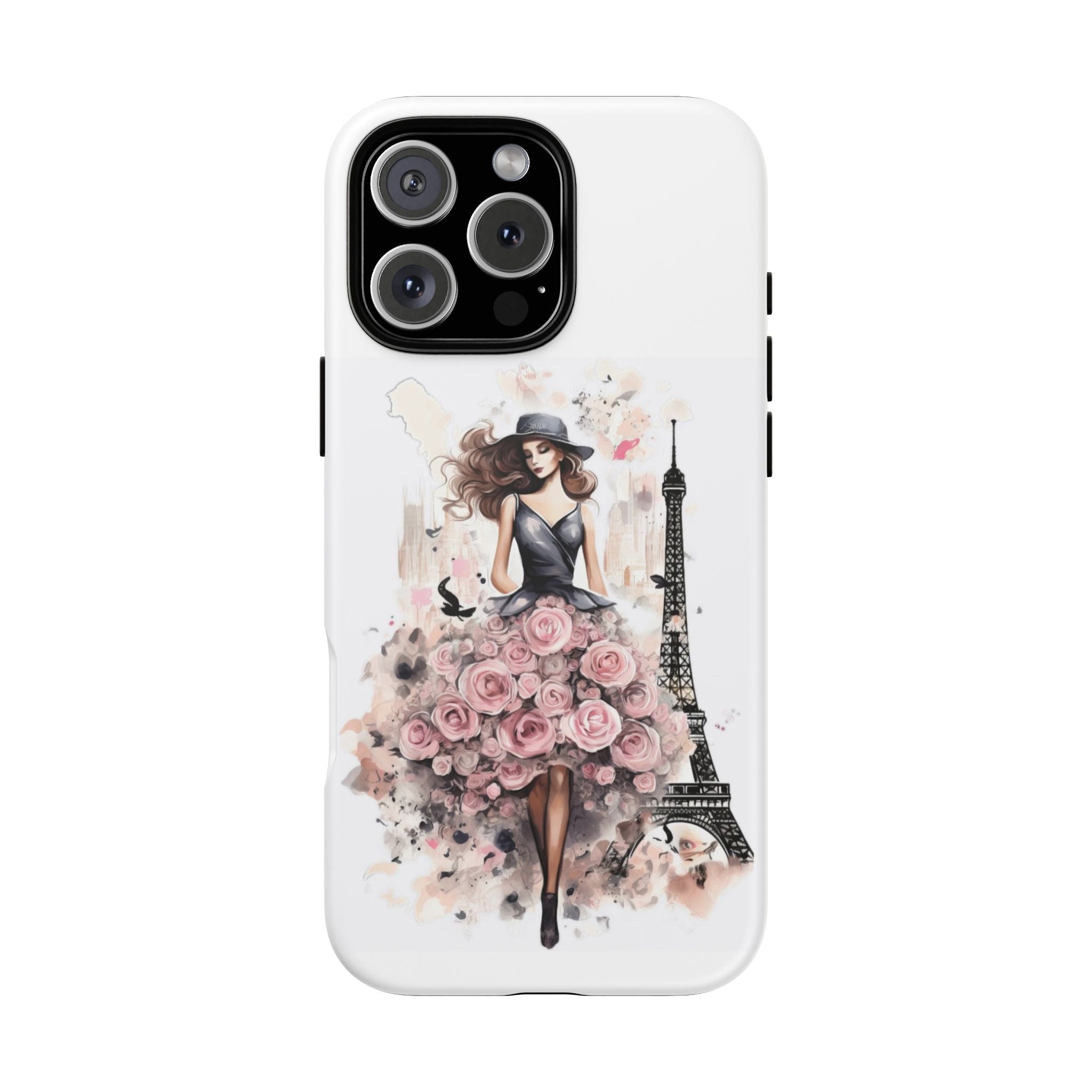 Parisian Rose Dress phone case | iPhone & Samsung slim protective case Printify