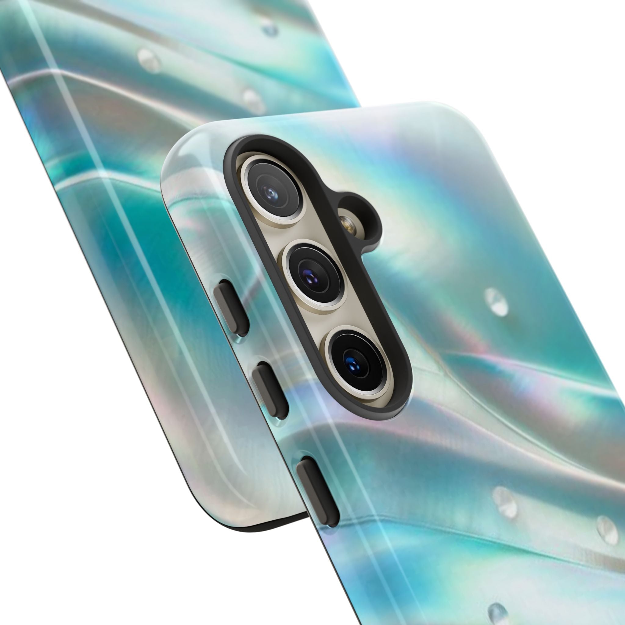 Iridescent Pearl Wave phone case | Tough Cases Printify