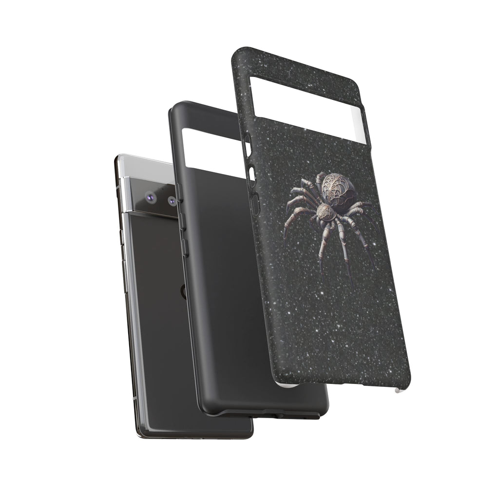 Spider Night Tough Phone Case — Dark Space Tarantula iPhone Cover Printify