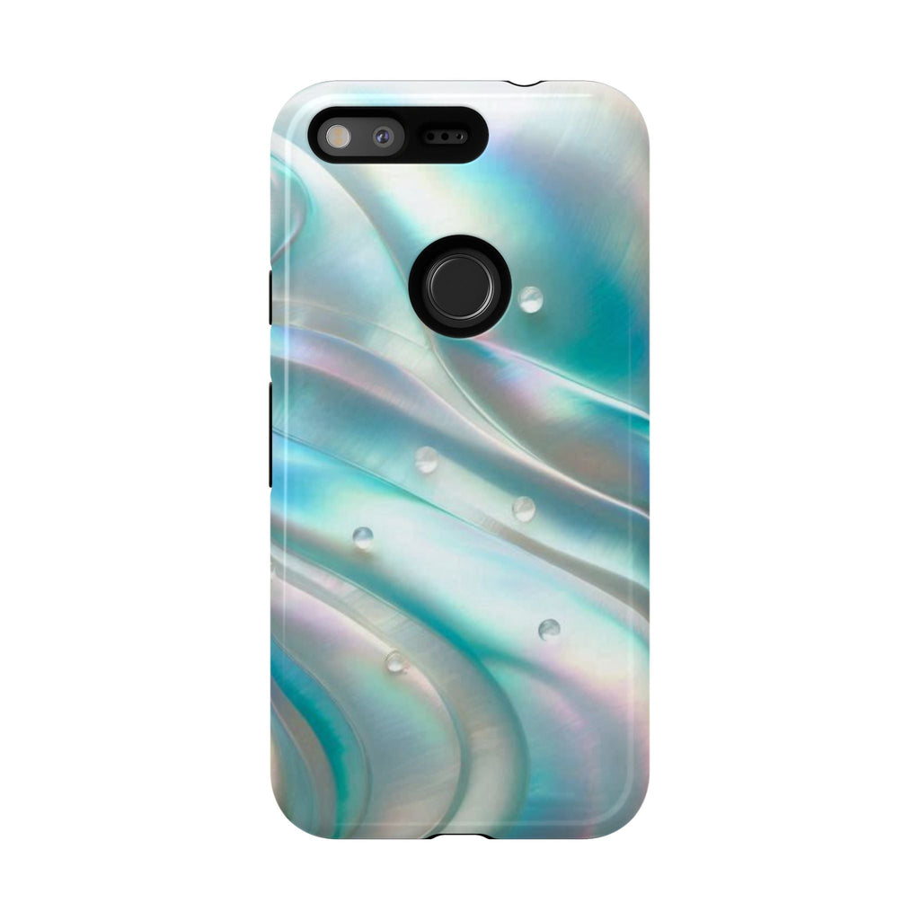 Iridescent Pearl Wave phone case | Tough Cases Printify