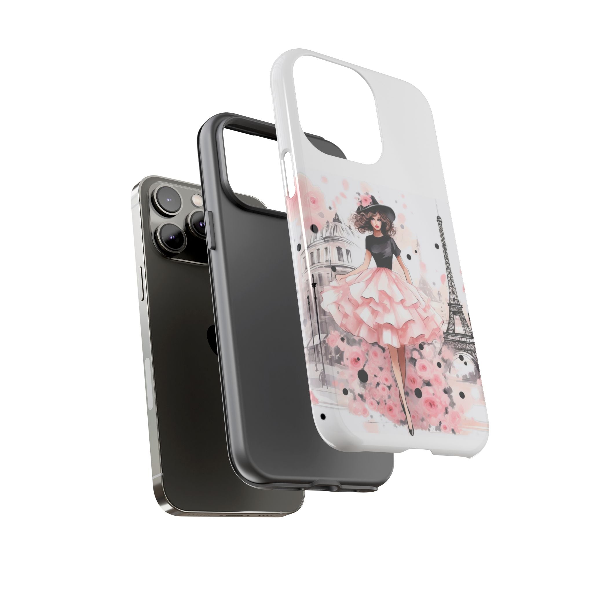 Paris Fashion Illustration Phone Case | Tough Case Printify