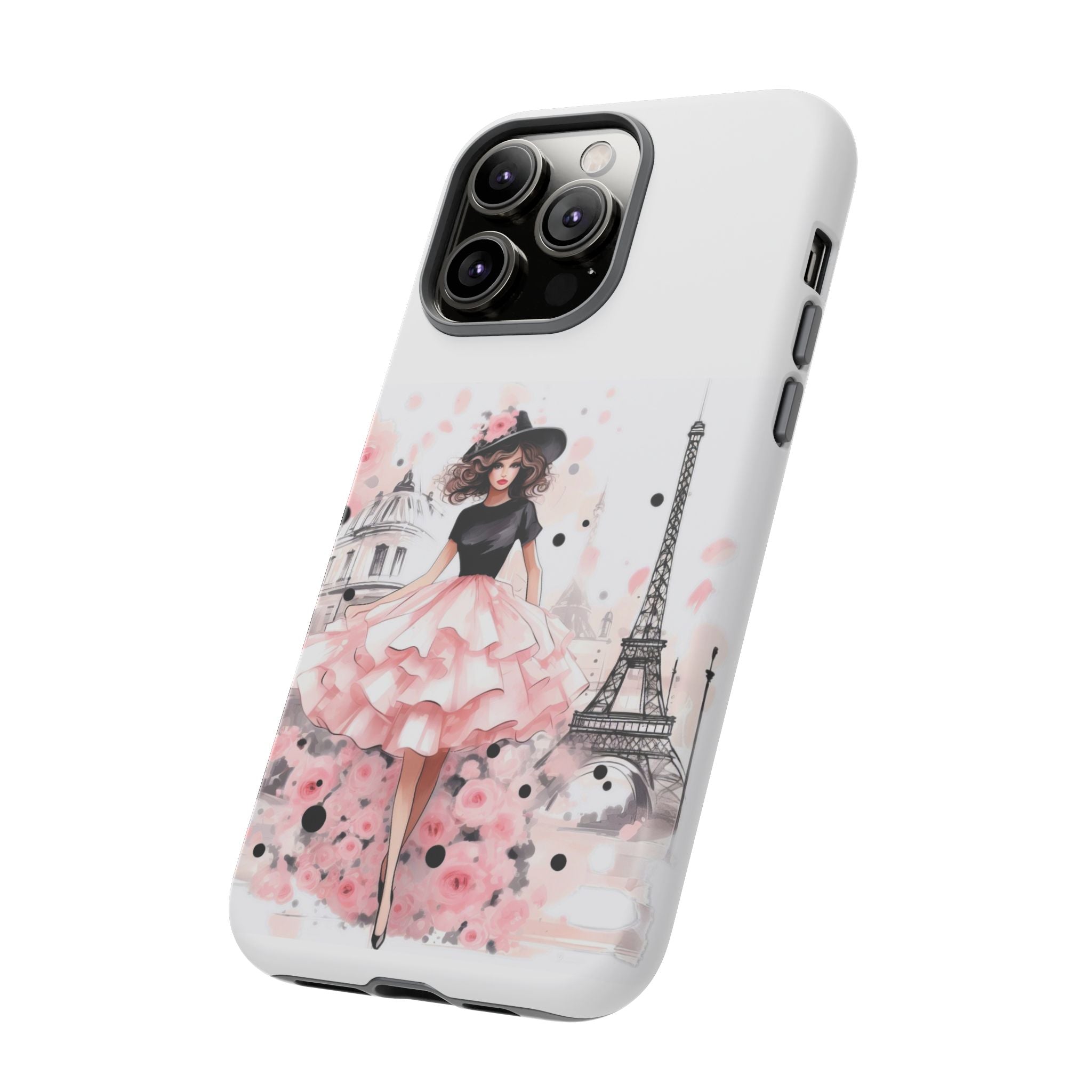 Paris Fashion Illustration Phone Case | Tough Case Printify