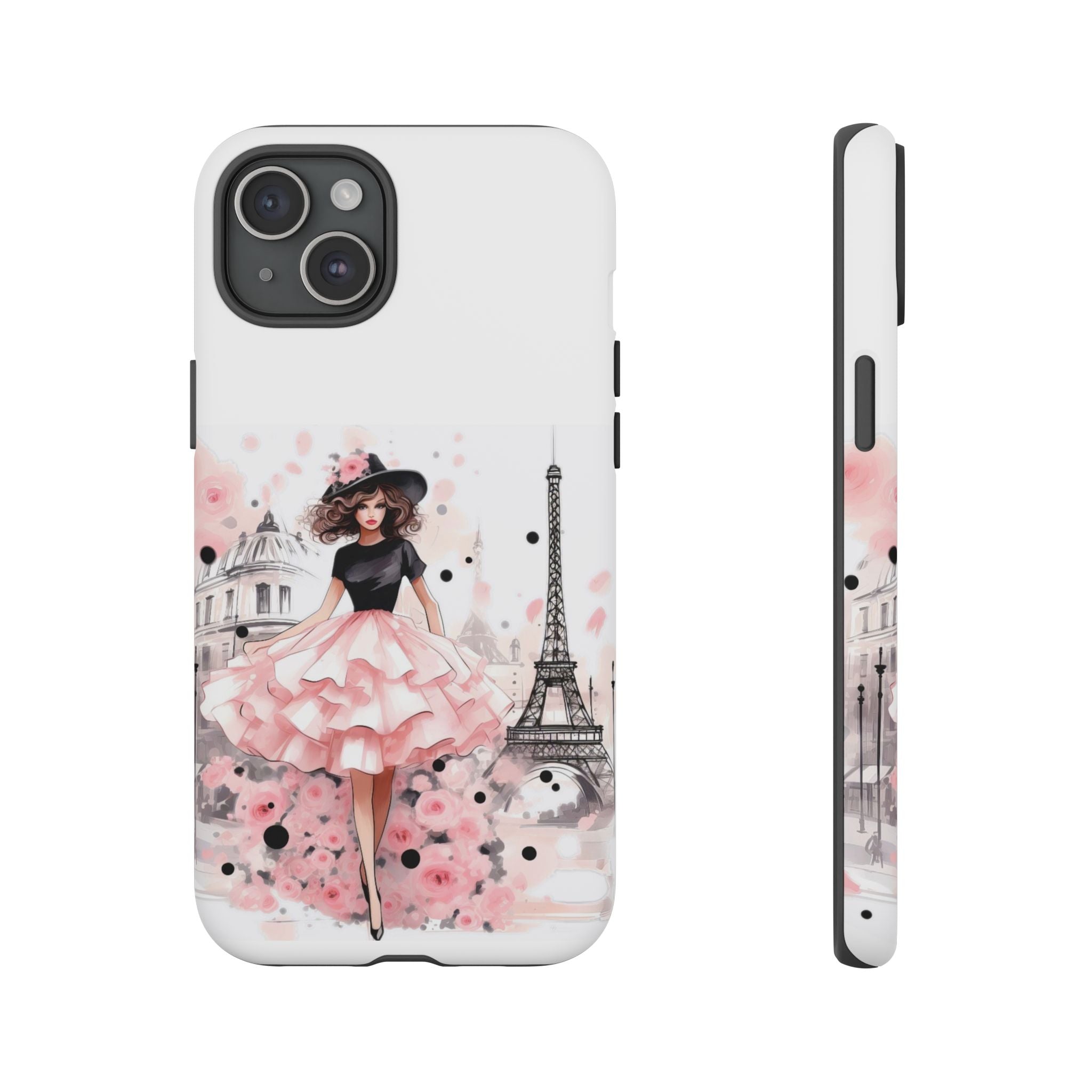 Paris Fashion Illustration Phone Case | Tough Case Printify