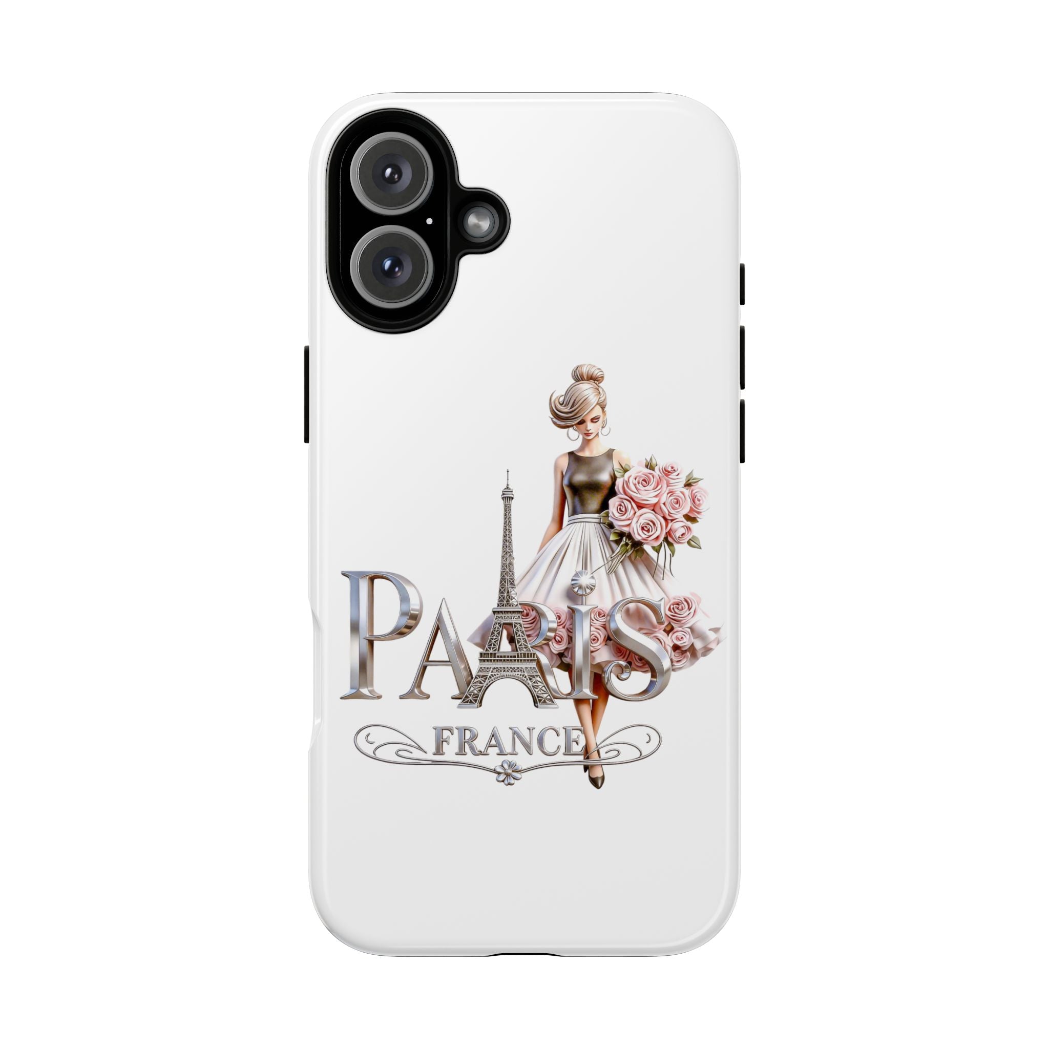 Phone Case | Eiffel Tower Floral Fashion Design Printify