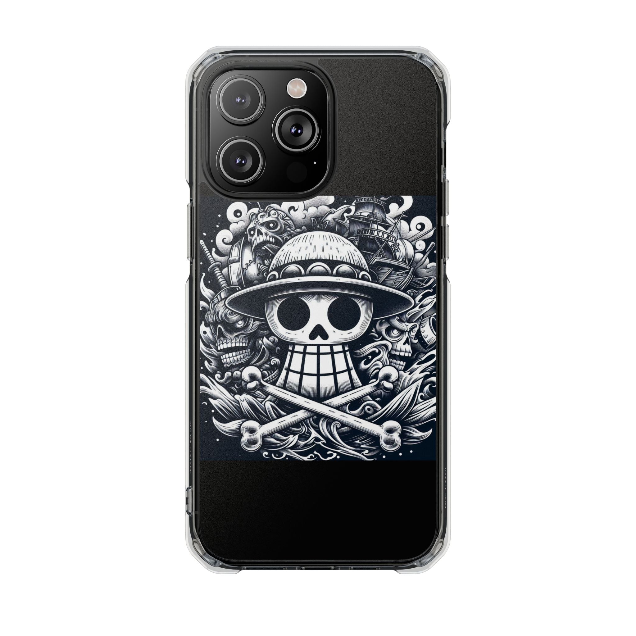 One Piece Case | Magnetic Clear Impact Case Printify
