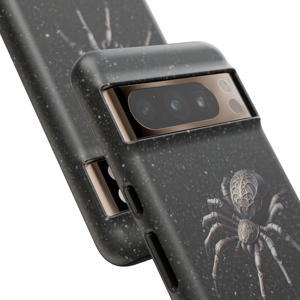 Spider Night Tough Phone Case — Dark Space Tarantula iPhone Cover Printify