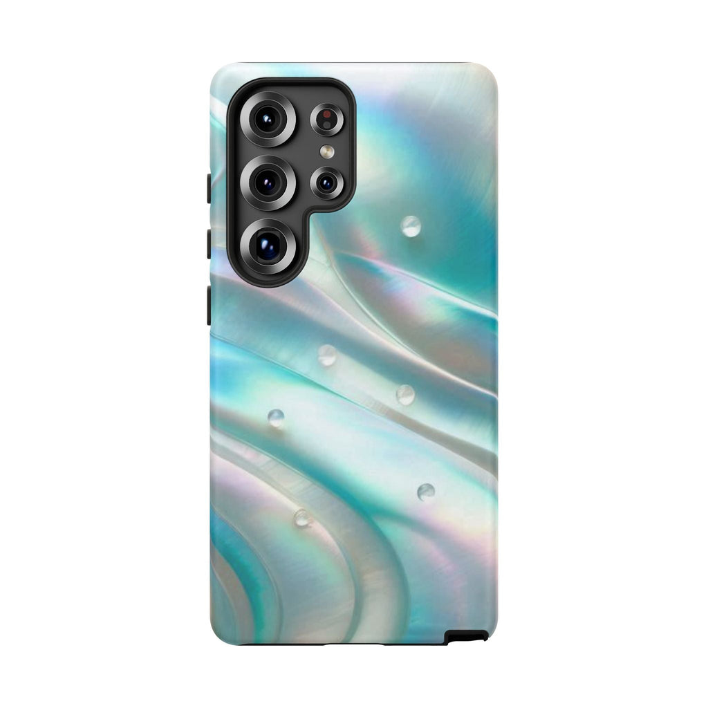 Iridescent Pearl Wave phone case | Tough Cases Printify