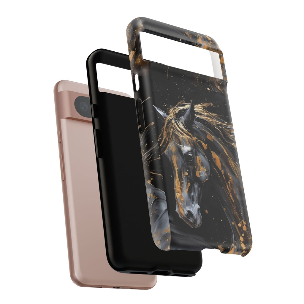 Golden Paint Horse Phone Case | Tough Case Printify