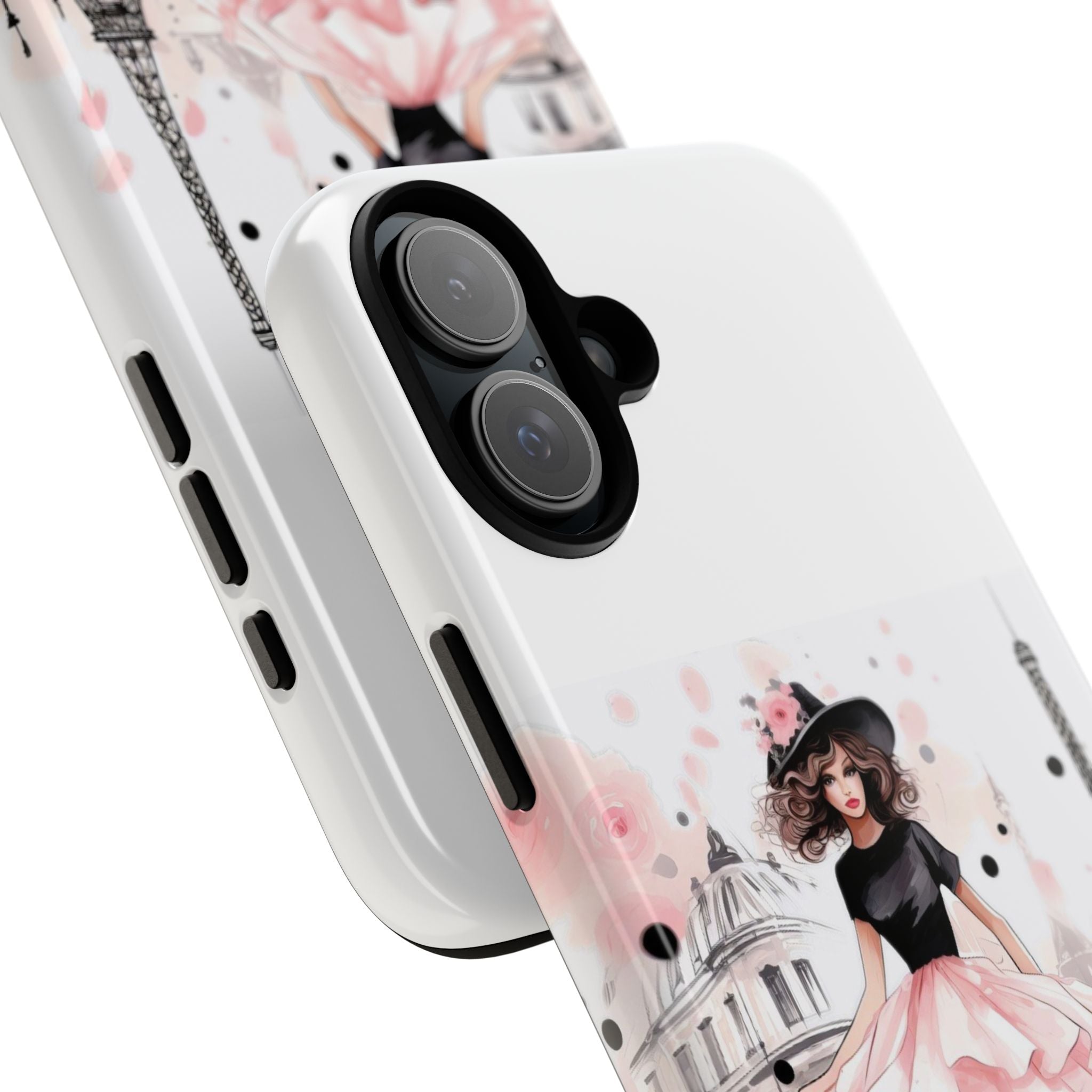 Paris Fashion Illustration Phone Case | Tough Case Printify