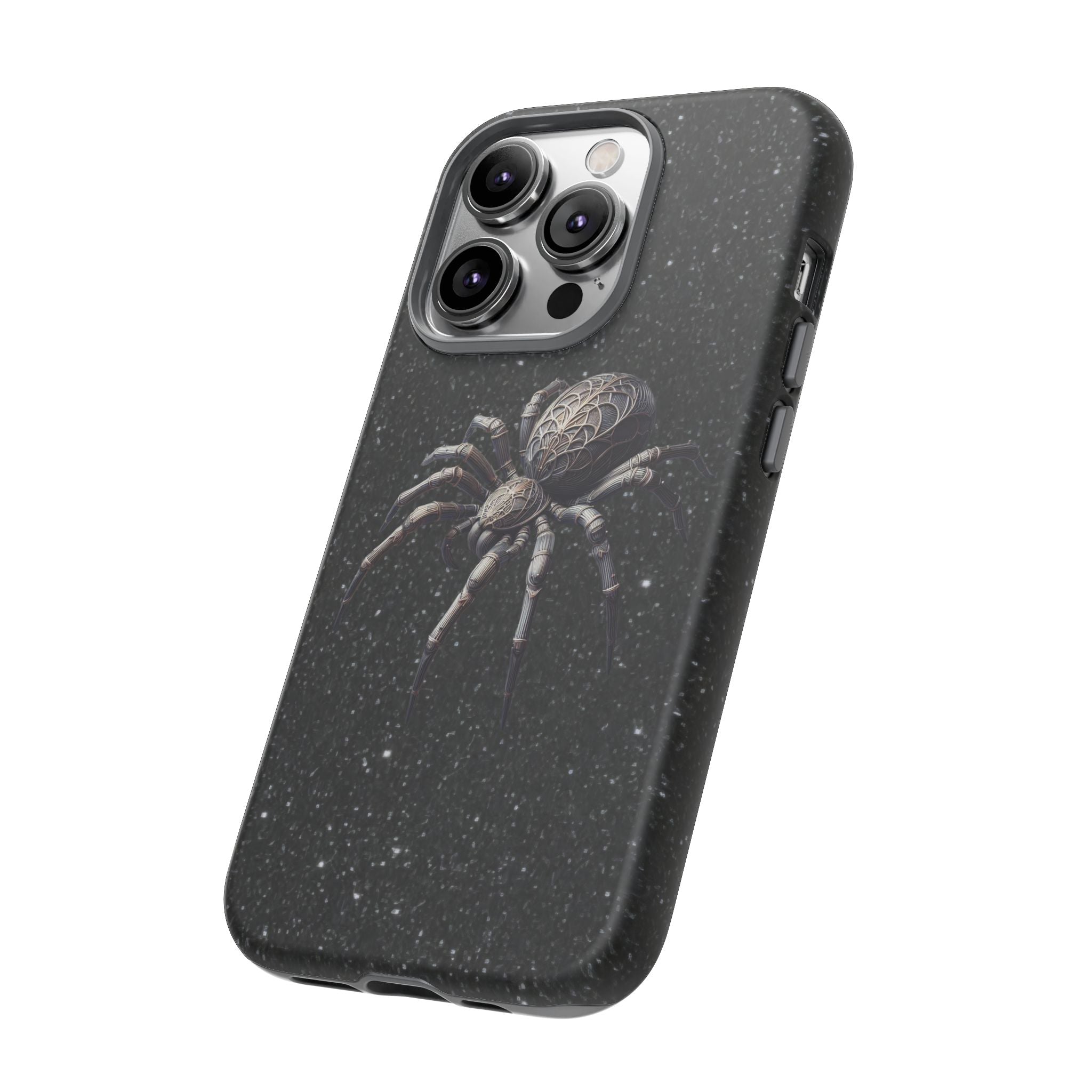 Spider Night Tough Phone Case — Dark Space Tarantula iPhone Cover Printify