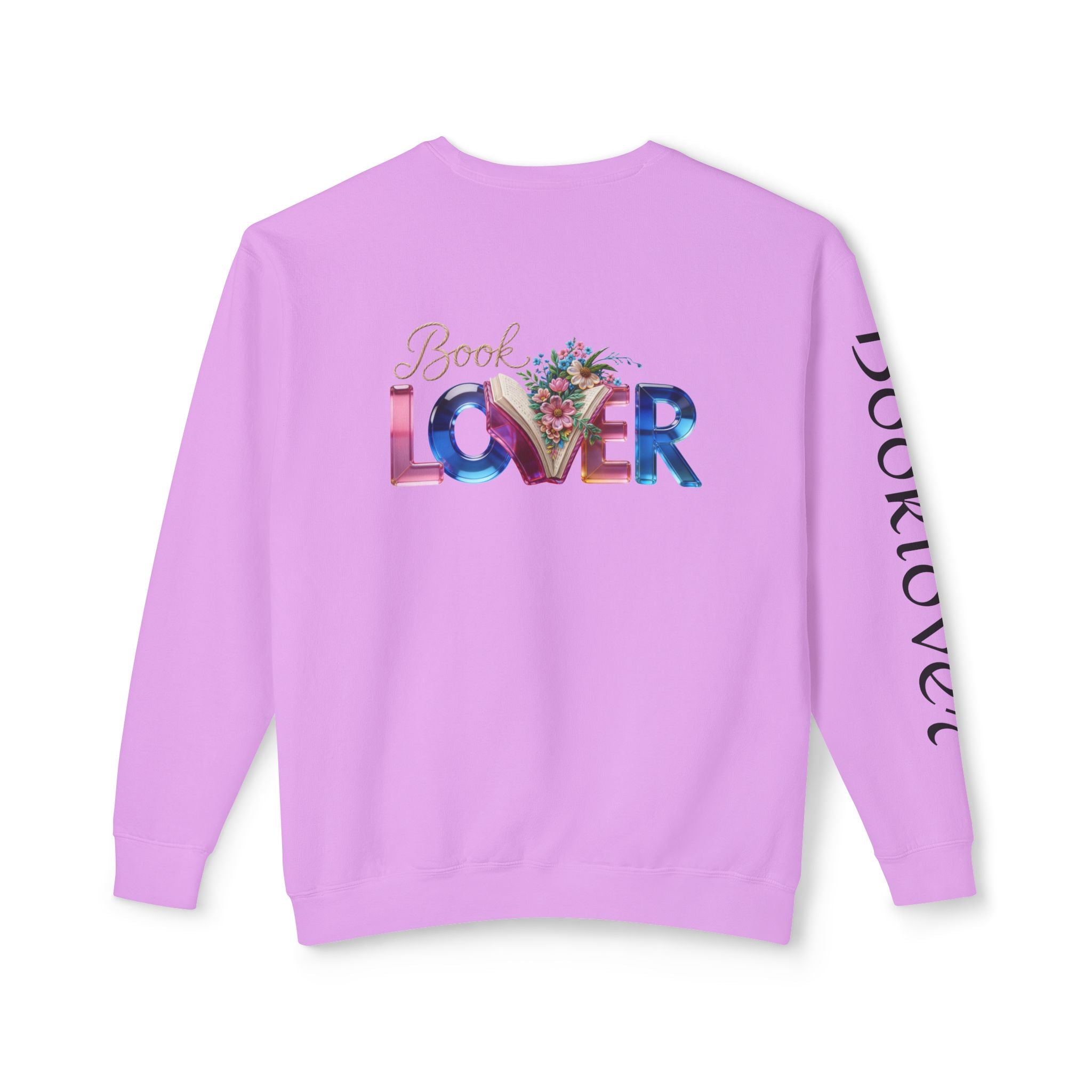 Book Lover Sweatshirt —  Typography Bookworm Pullover Printify