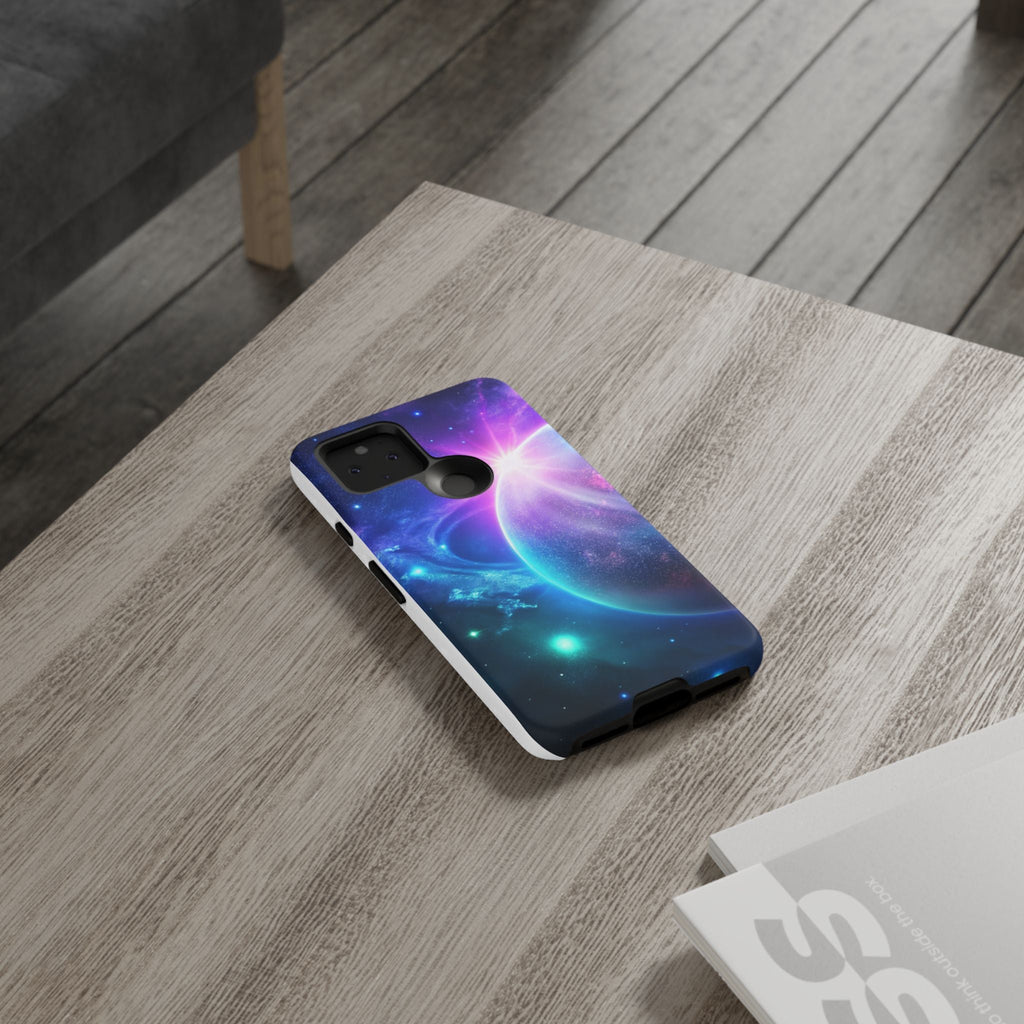 Galaxy Nebula Space Phone Case | Planet Sparkle Tough Case Printify