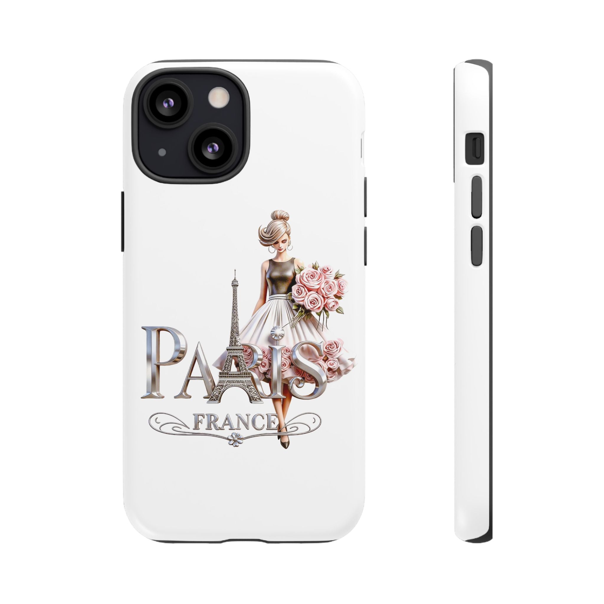 Phone Case | Eiffel Tower Floral Fashion Design Printify