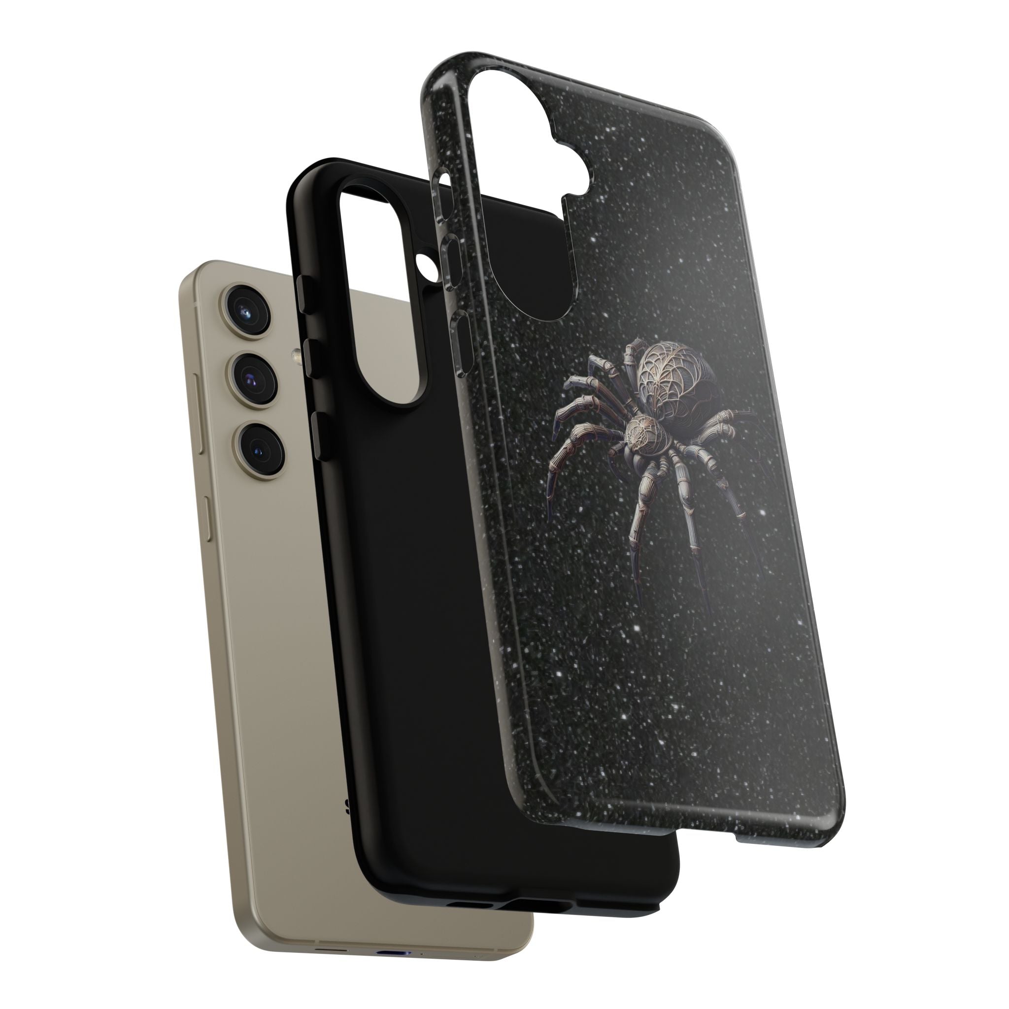 Spider Night Tough Phone Case — Dark Space Tarantula iPhone Cover Printify