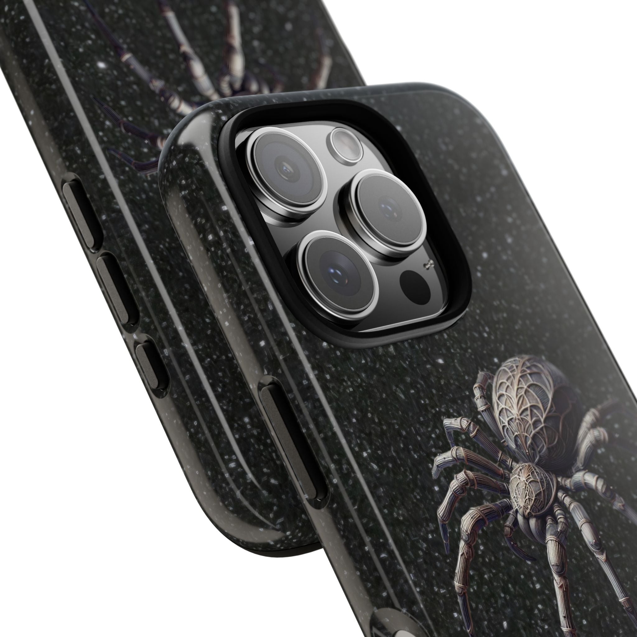 Spider Night Tough Phone Case — Dark Space Tarantula iPhone Cover Printify