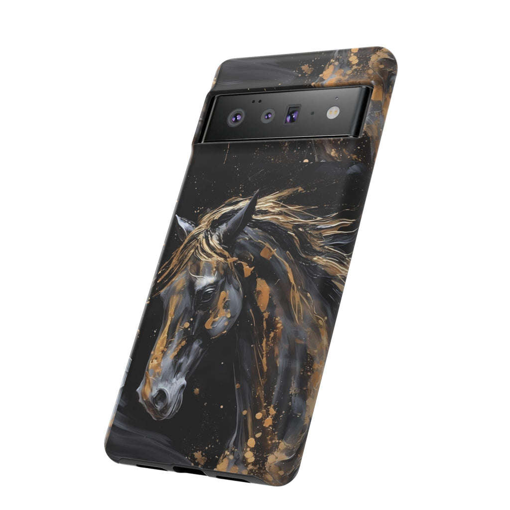 Golden Paint Horse Phone Case | Tough Case Printify