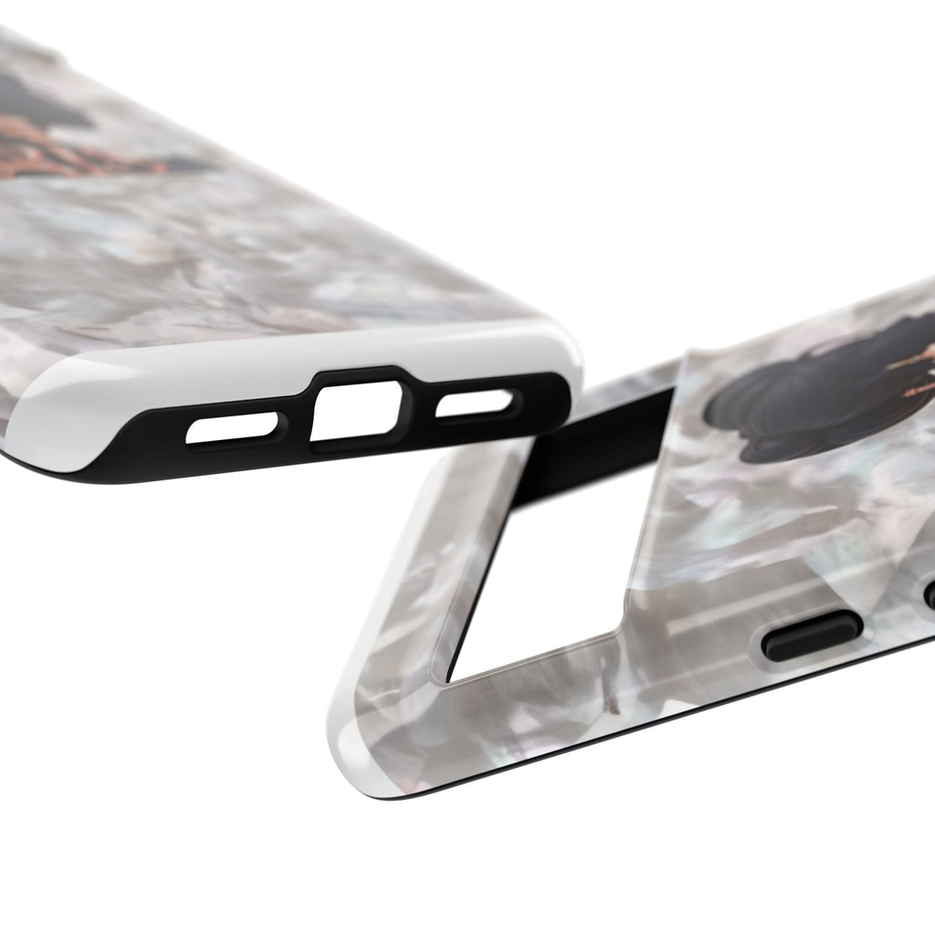 Paris Silhouette Pearl Phone Case — Tough Protective Smartphone Cover Printify