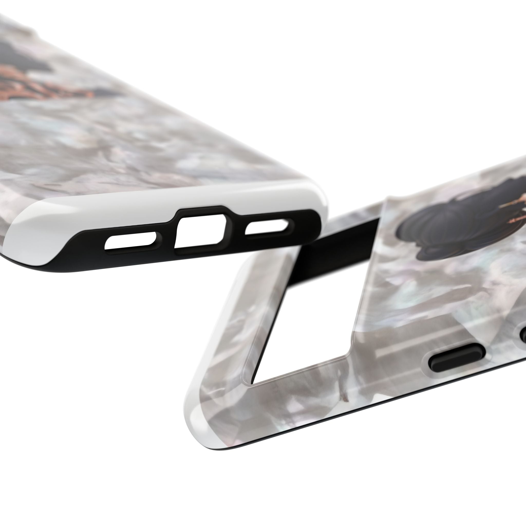 Paris Silhouette Pearl Phone Case — Tough Protective Smartphone Cover Printify