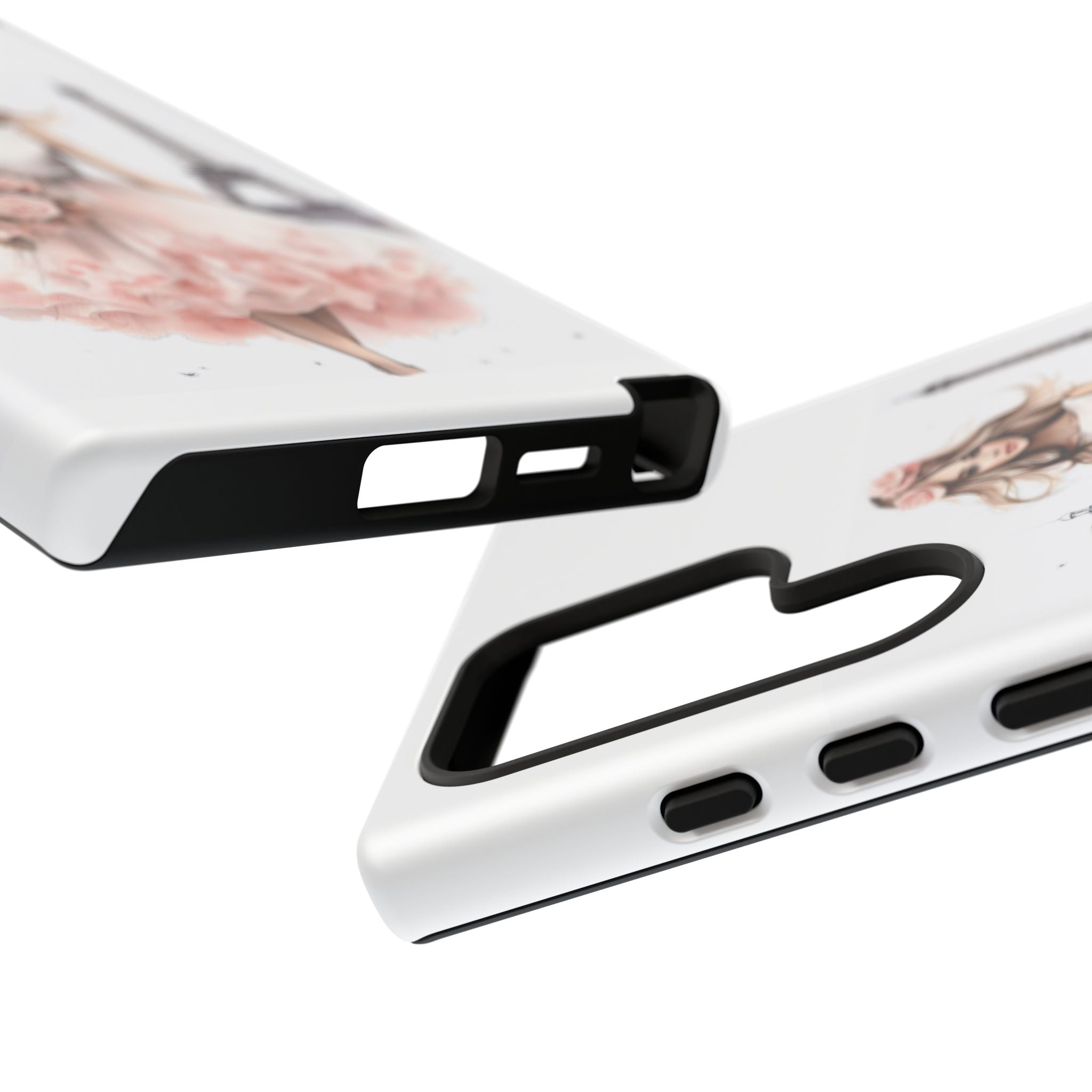 Parisian Ballerina Bouquet phone case | Tough Cases Printify