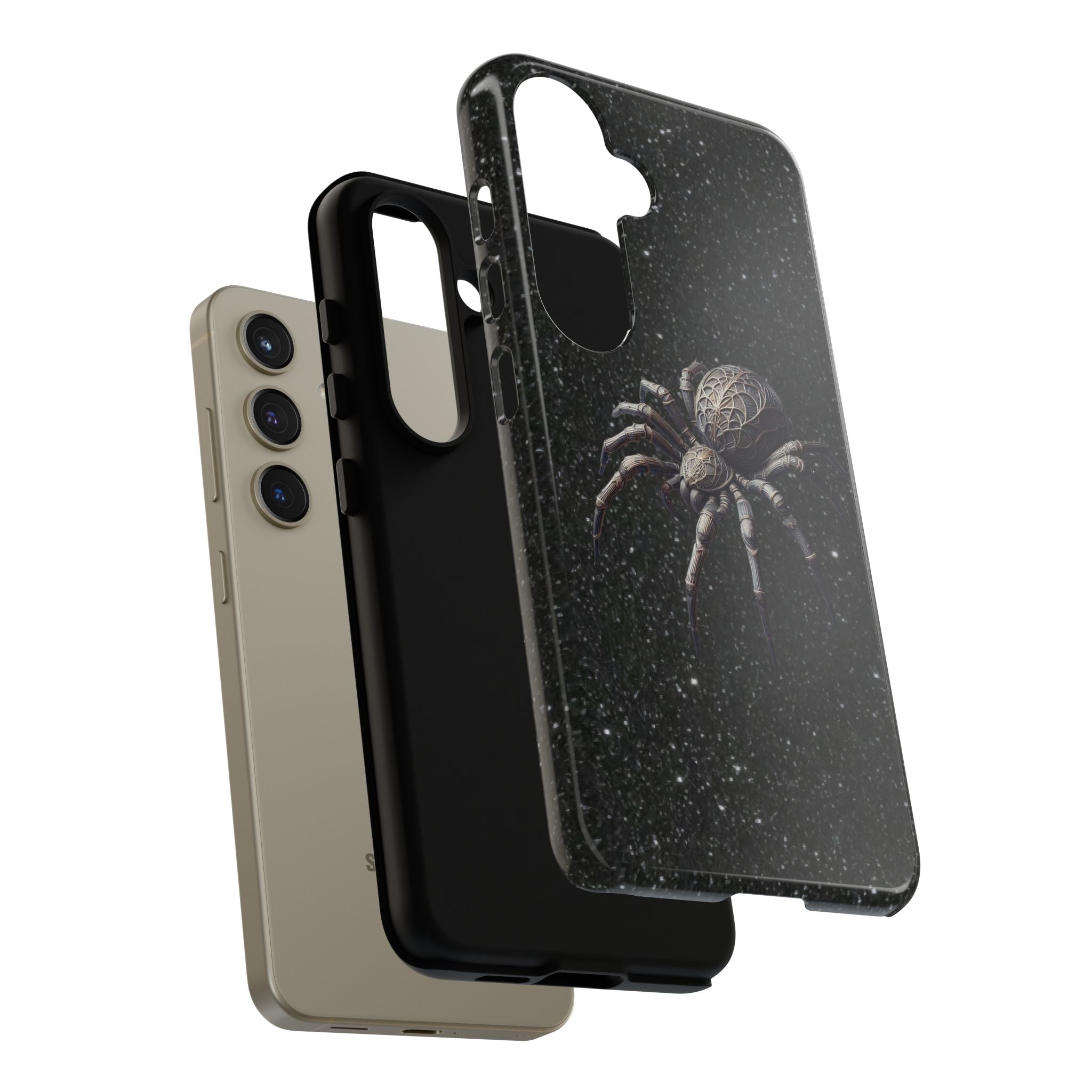 Spider Night Tough Phone Case — Dark Space Tarantula iPhone Cover Printify