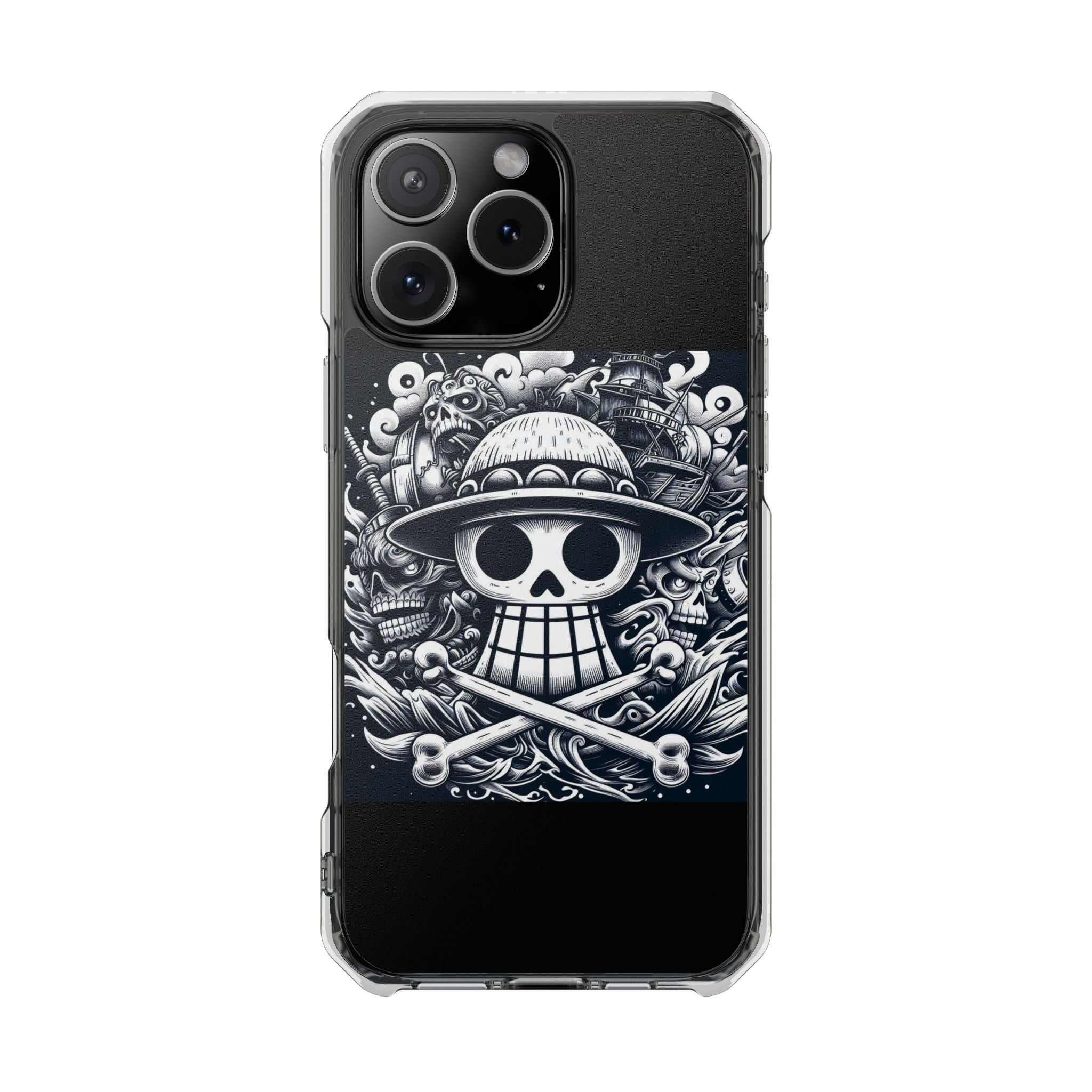 One Piece Case | Magnetic Clear Impact Case Printify
