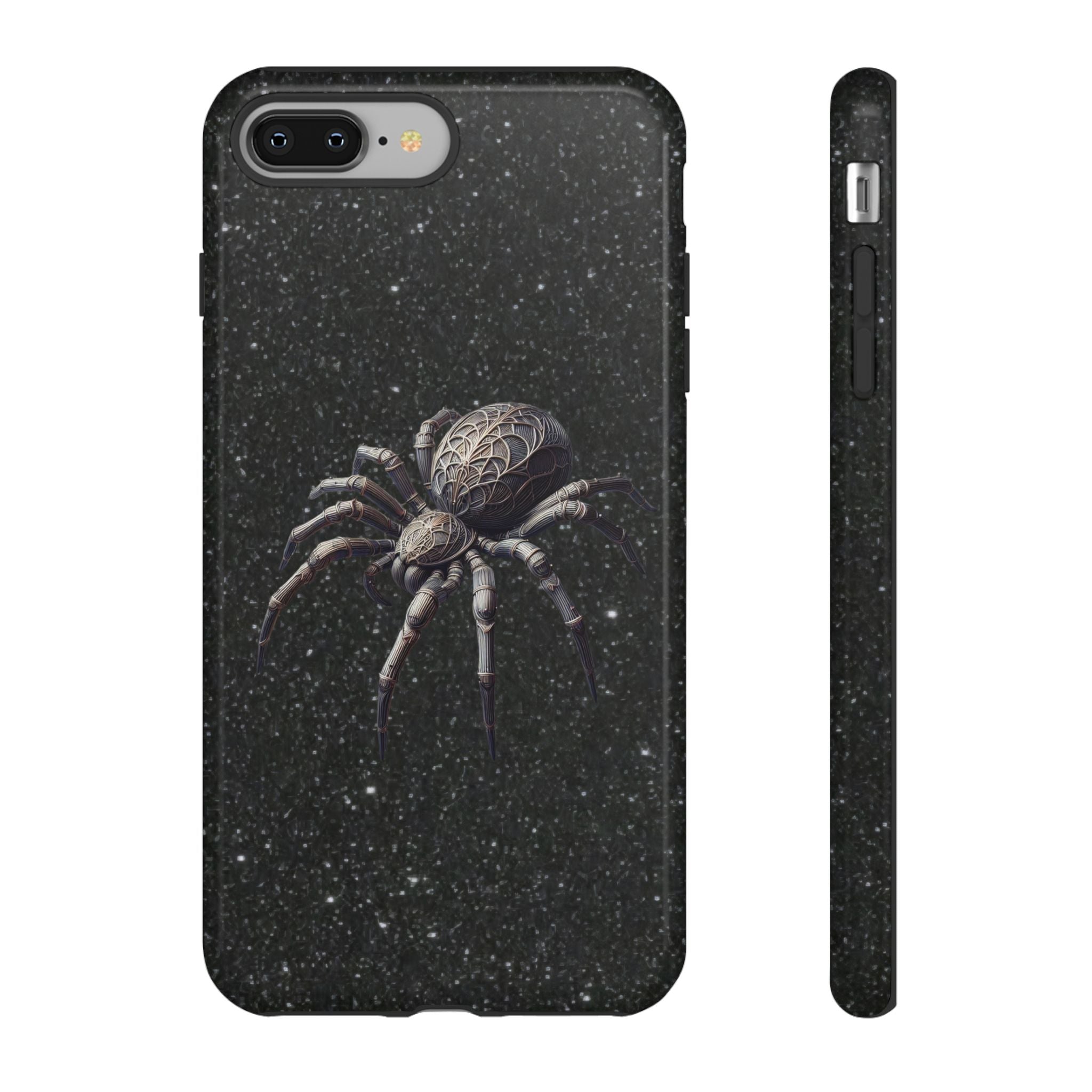 Spider Night Tough Phone Case — Dark Space Tarantula iPhone Cover Printify