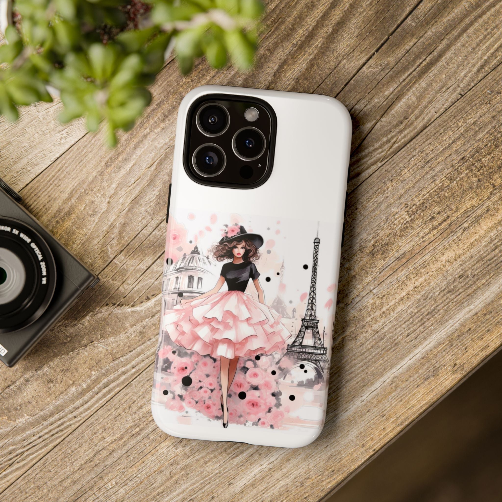 Paris Fashion Illustration Phone Case | Tough Case Printify