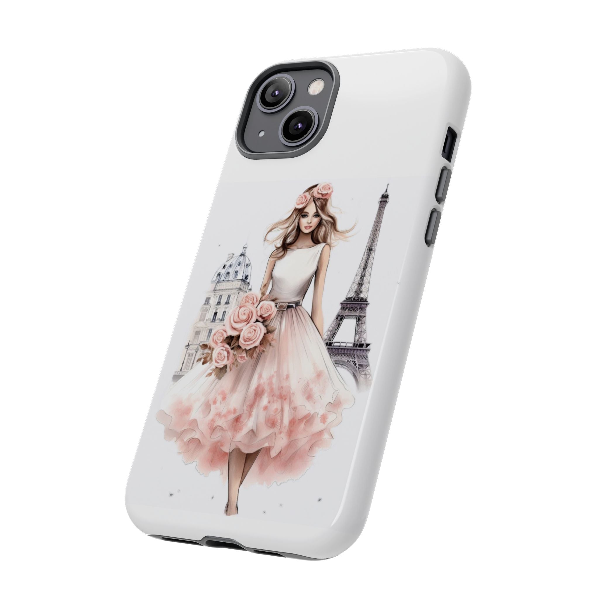 Parisian Ballerina Bouquet phone case | Tough Cases Printify