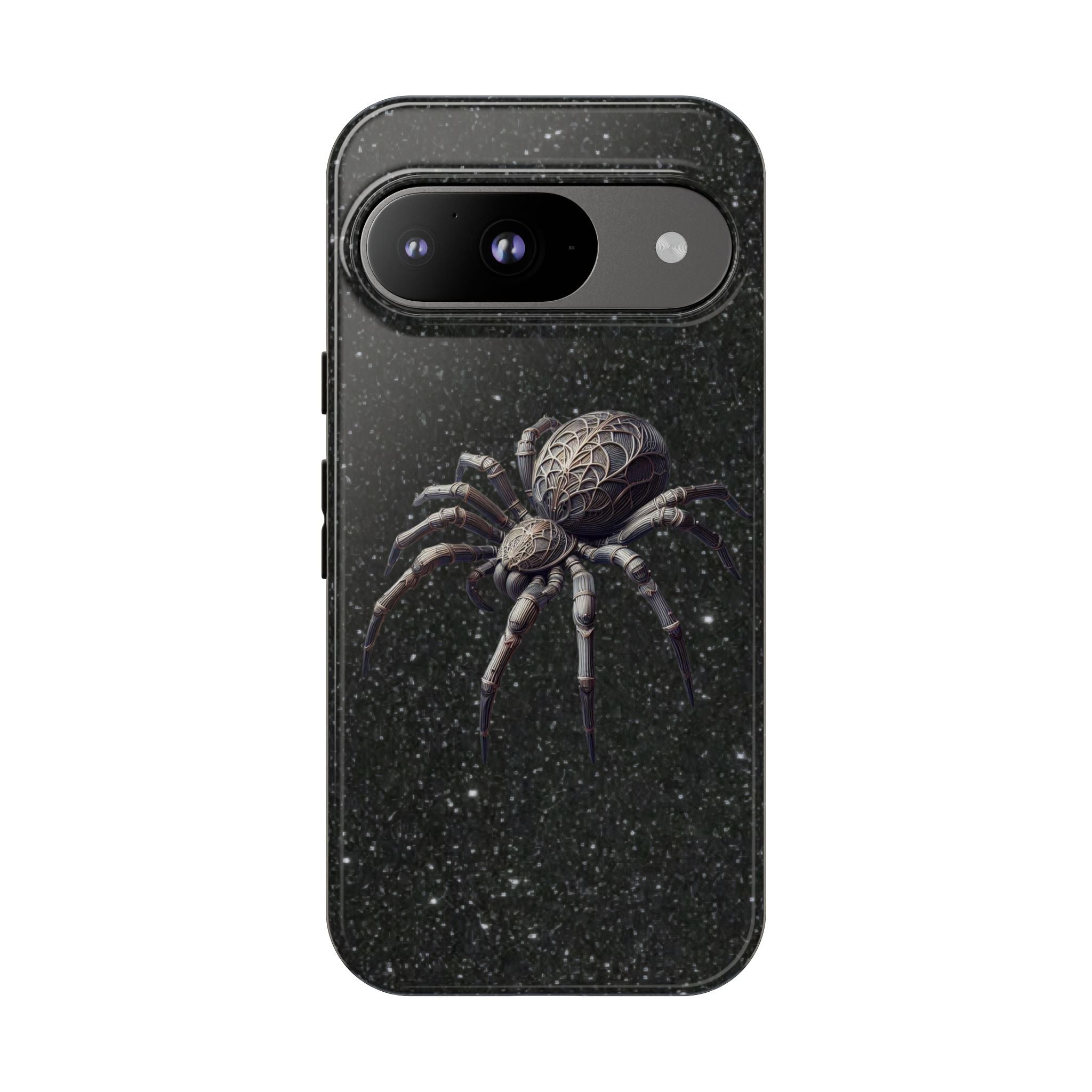 Spider Night Tough Phone Case — Dark Space Tarantula iPhone Cover Printify