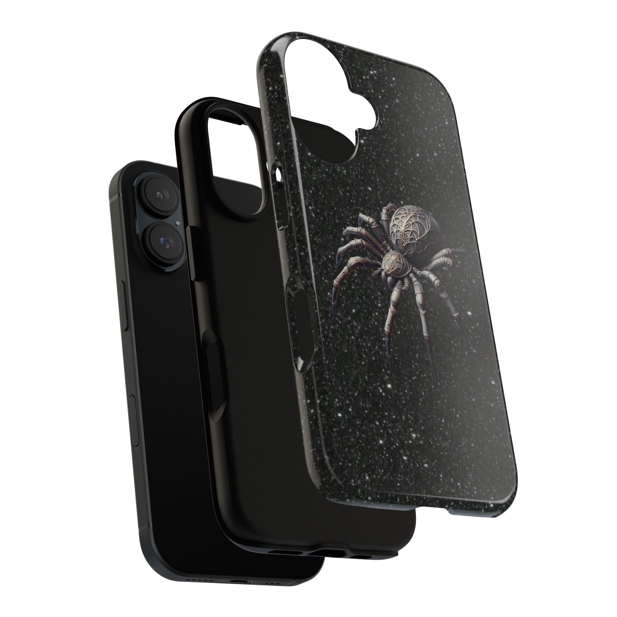 Spider Night Tough Phone Case — Dark Space Tarantula iPhone Cover Printify