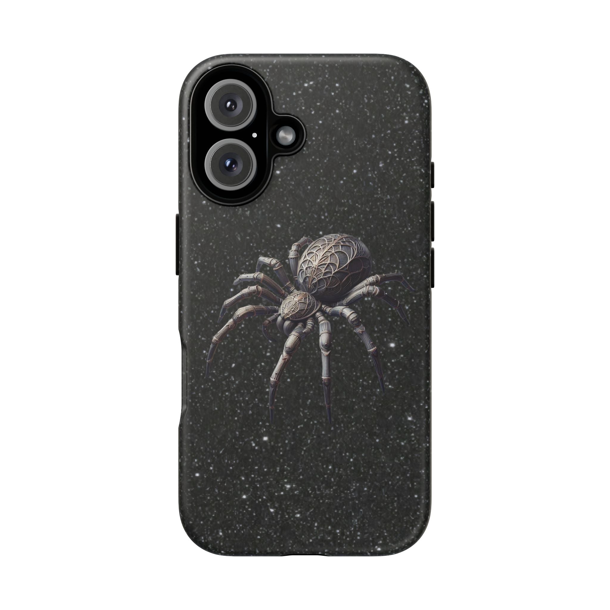 Spider Night Tough Phone Case — Dark Space Tarantula iPhone Cover Printify