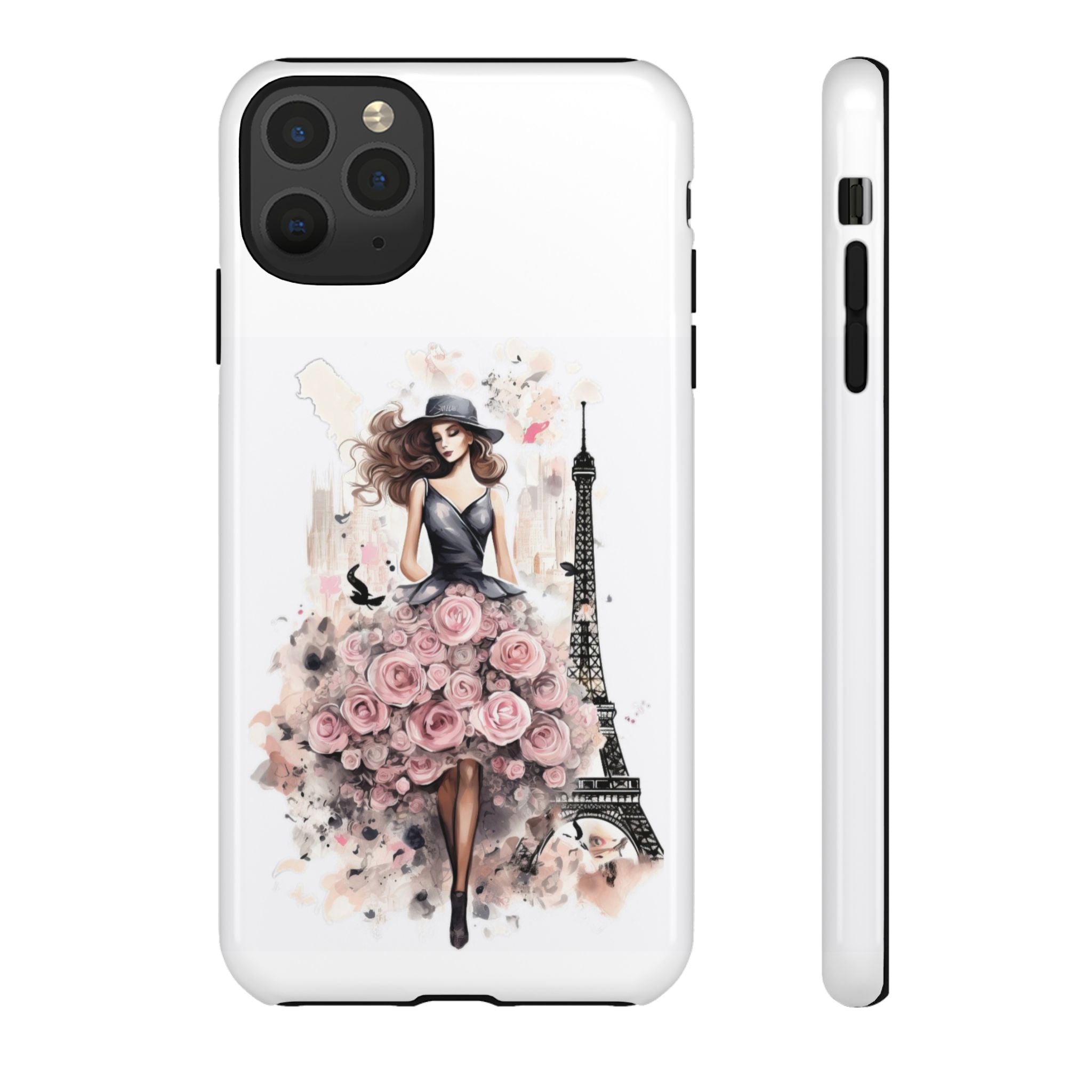 Parisian Rose Dress phone case | iPhone & Samsung slim protective case Printify