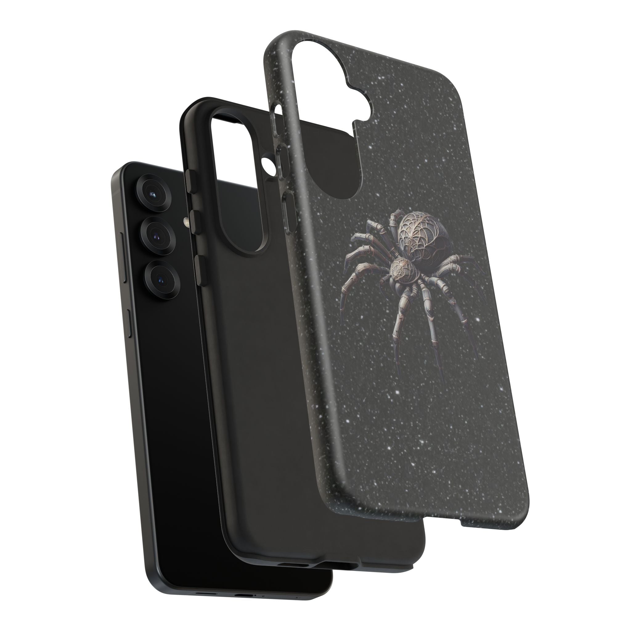 Spider Night Tough Phone Case — Dark Space Tarantula iPhone Cover Printify