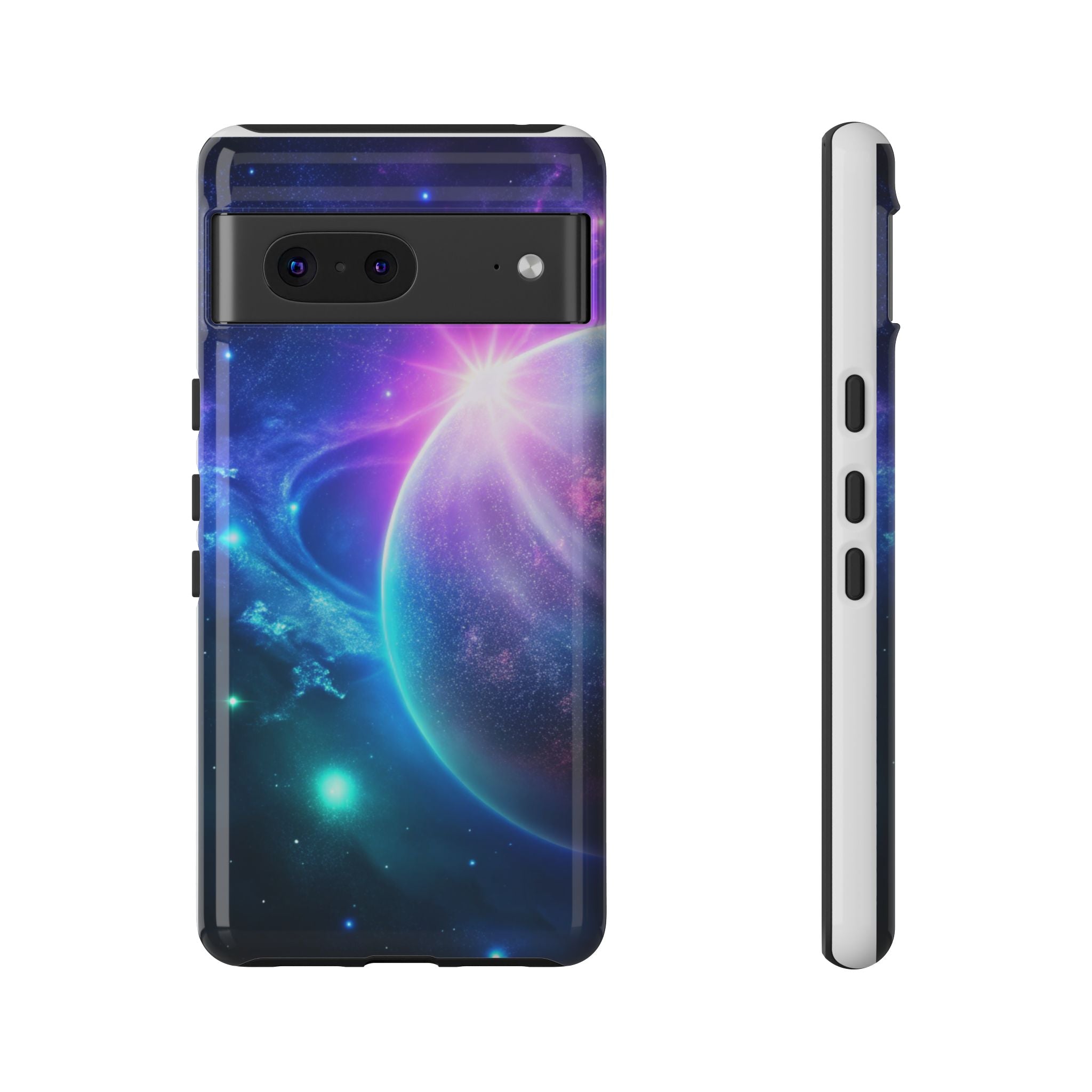 Galaxy Nebula Space Phone Case | Planet Sparkle Tough Case Printify