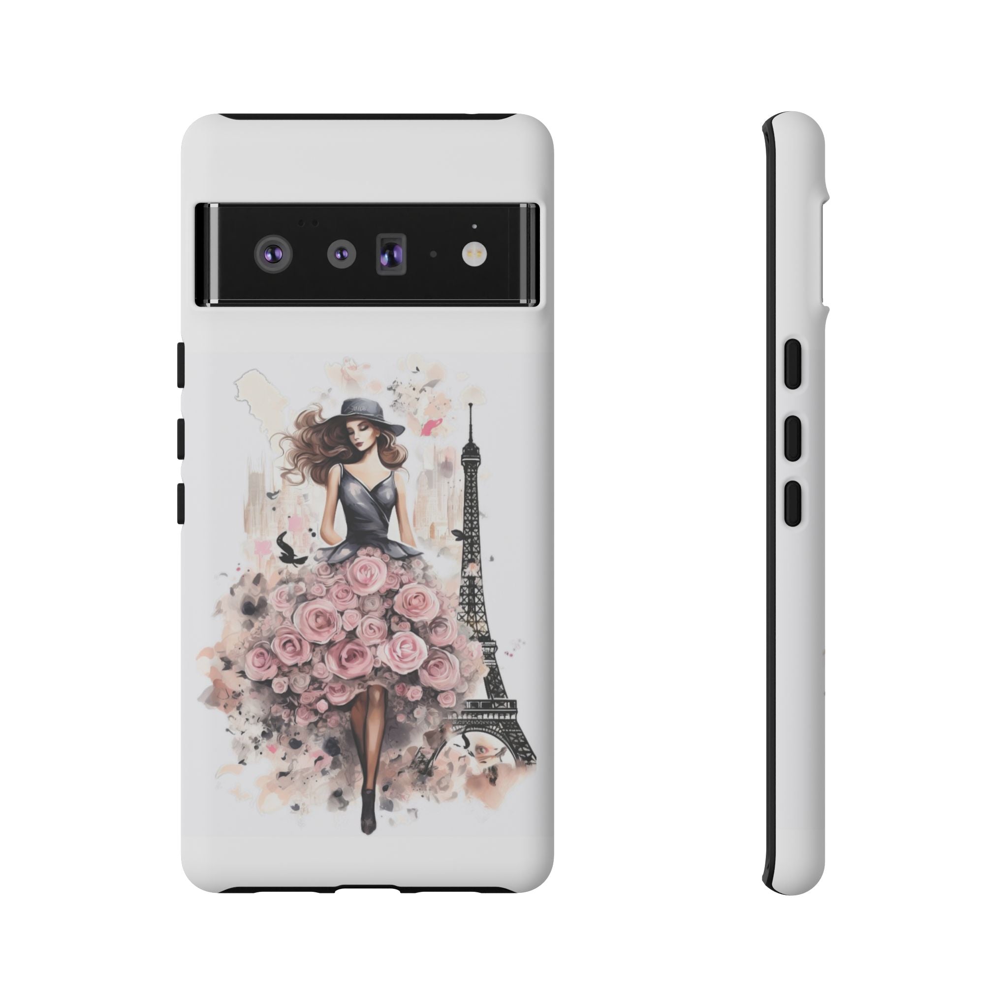 Parisian Rose Dress phone case | iPhone & Samsung slim protective case Printify