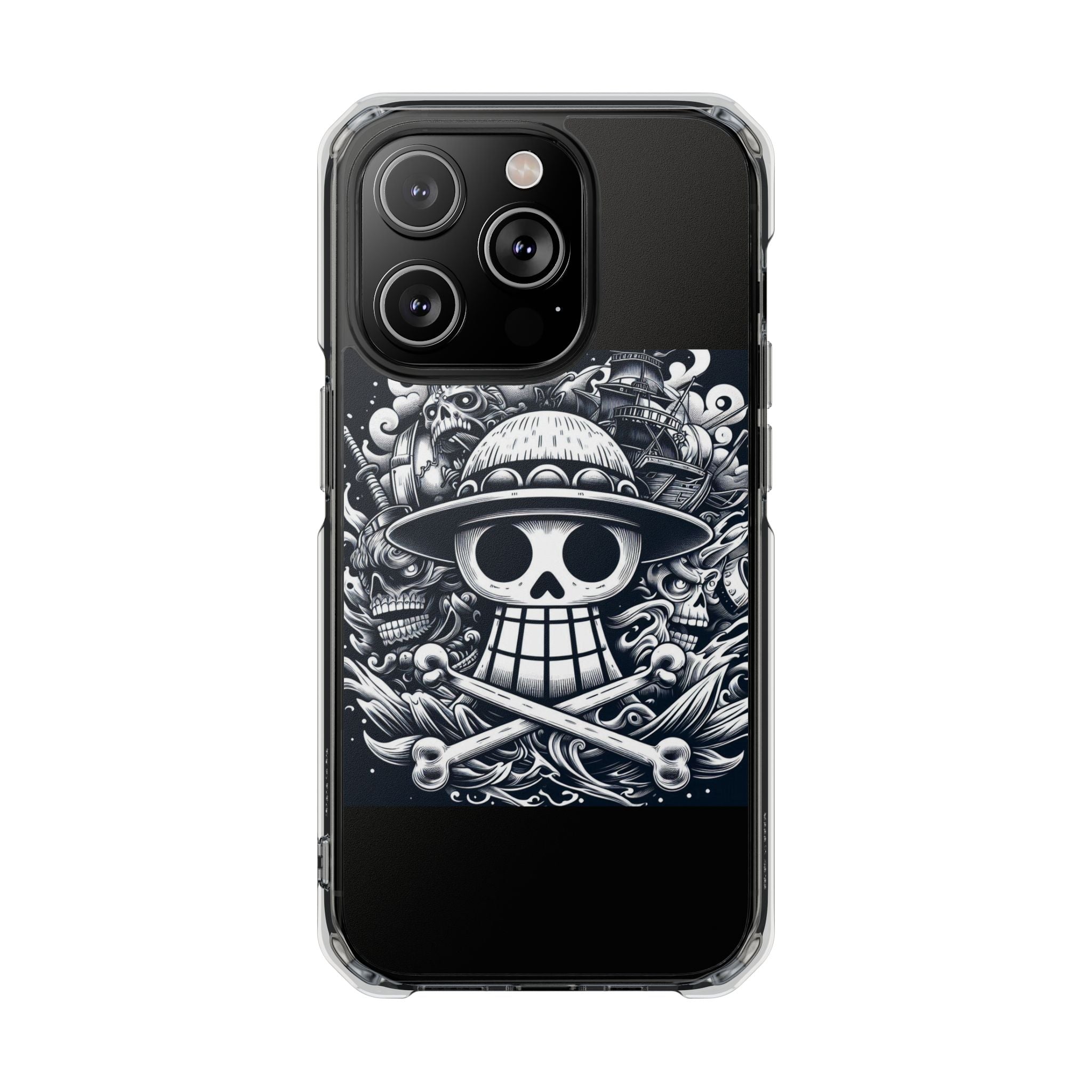One Piece Case | Magnetic Clear Impact Case Printify