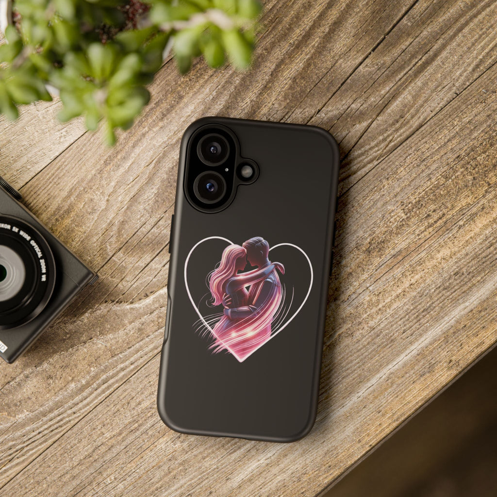 Romantic Couple Heart phone case | Tough Cases Printify