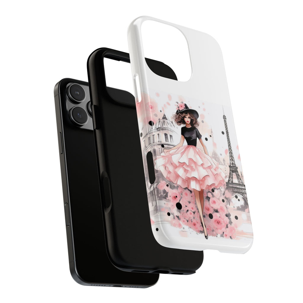 Paris Fashion Illustration Phone Case | Tough Case Printify