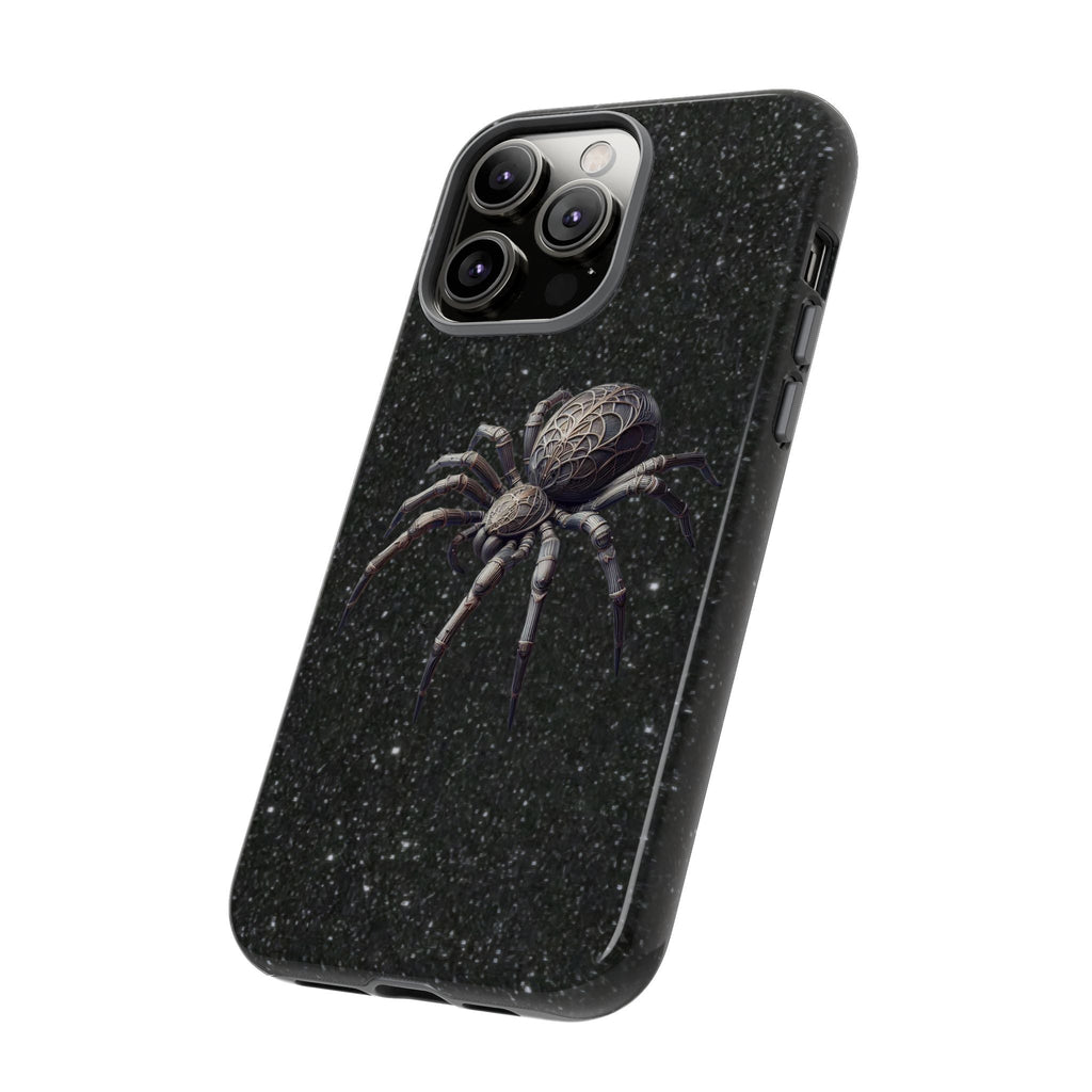 Spider Night Tough Phone Case — Dark Space Tarantula iPhone Cover Printify