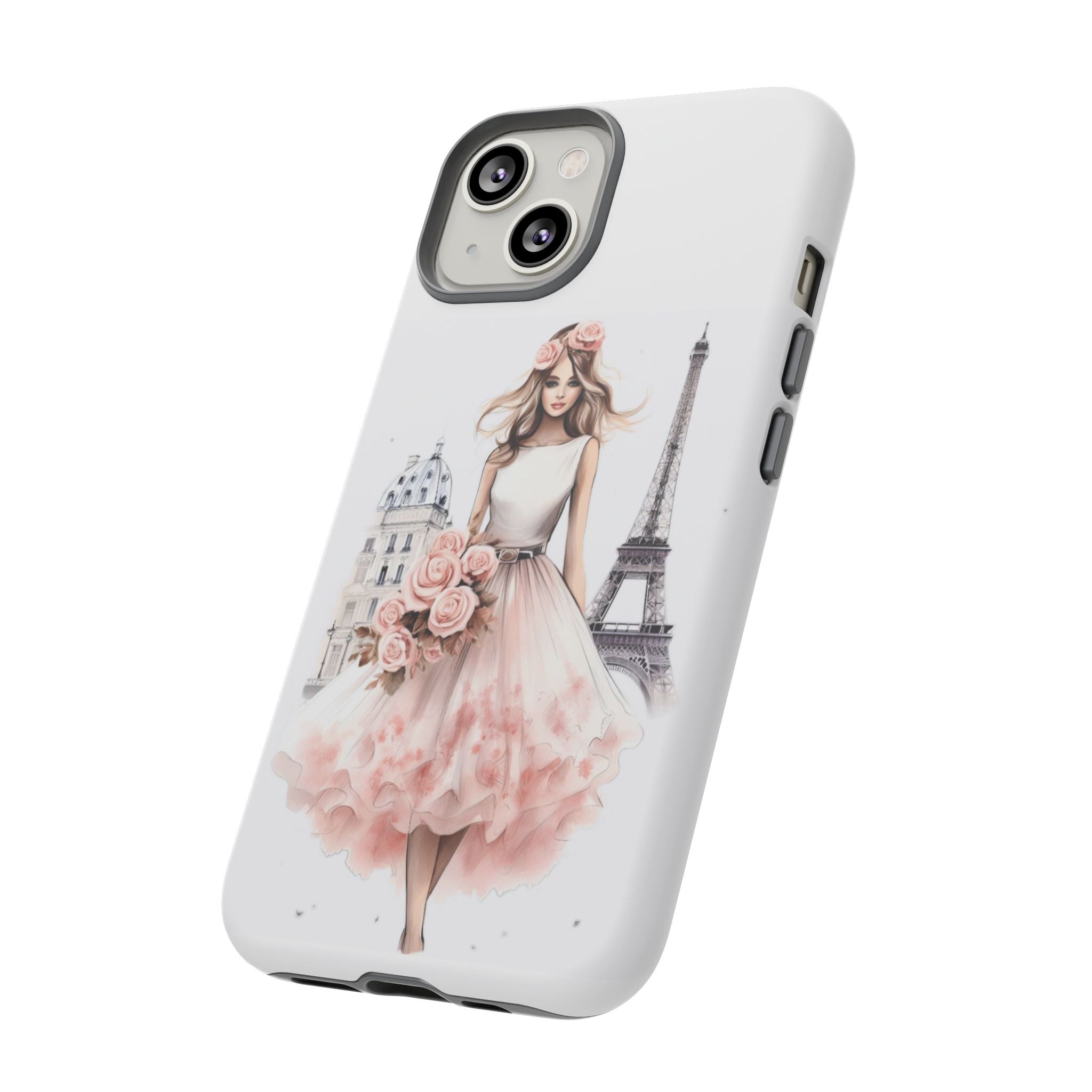 Parisian Ballerina Bouquet phone case | Tough Cases Printify