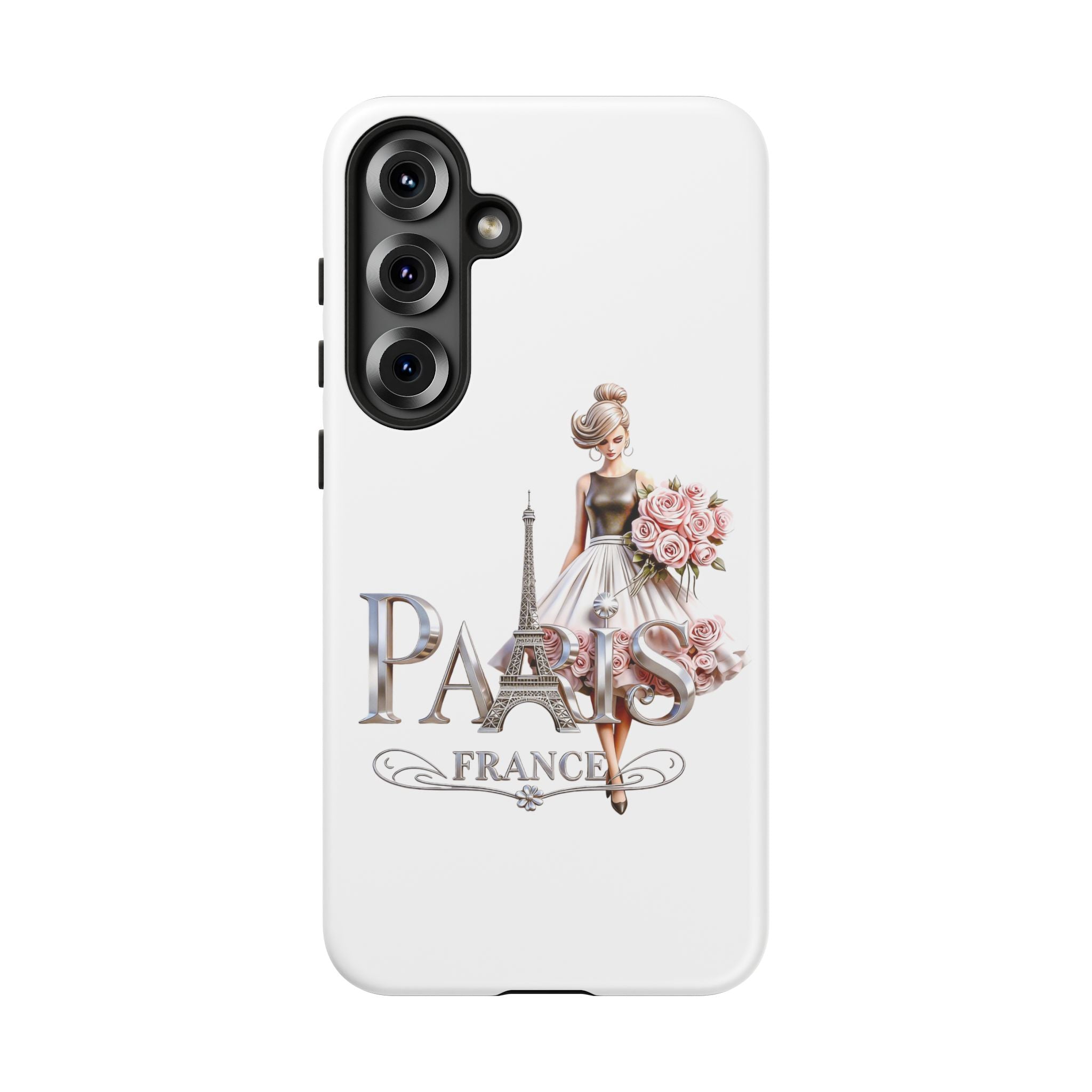 Phone Case | Eiffel Tower Floral Fashion Design Printify
