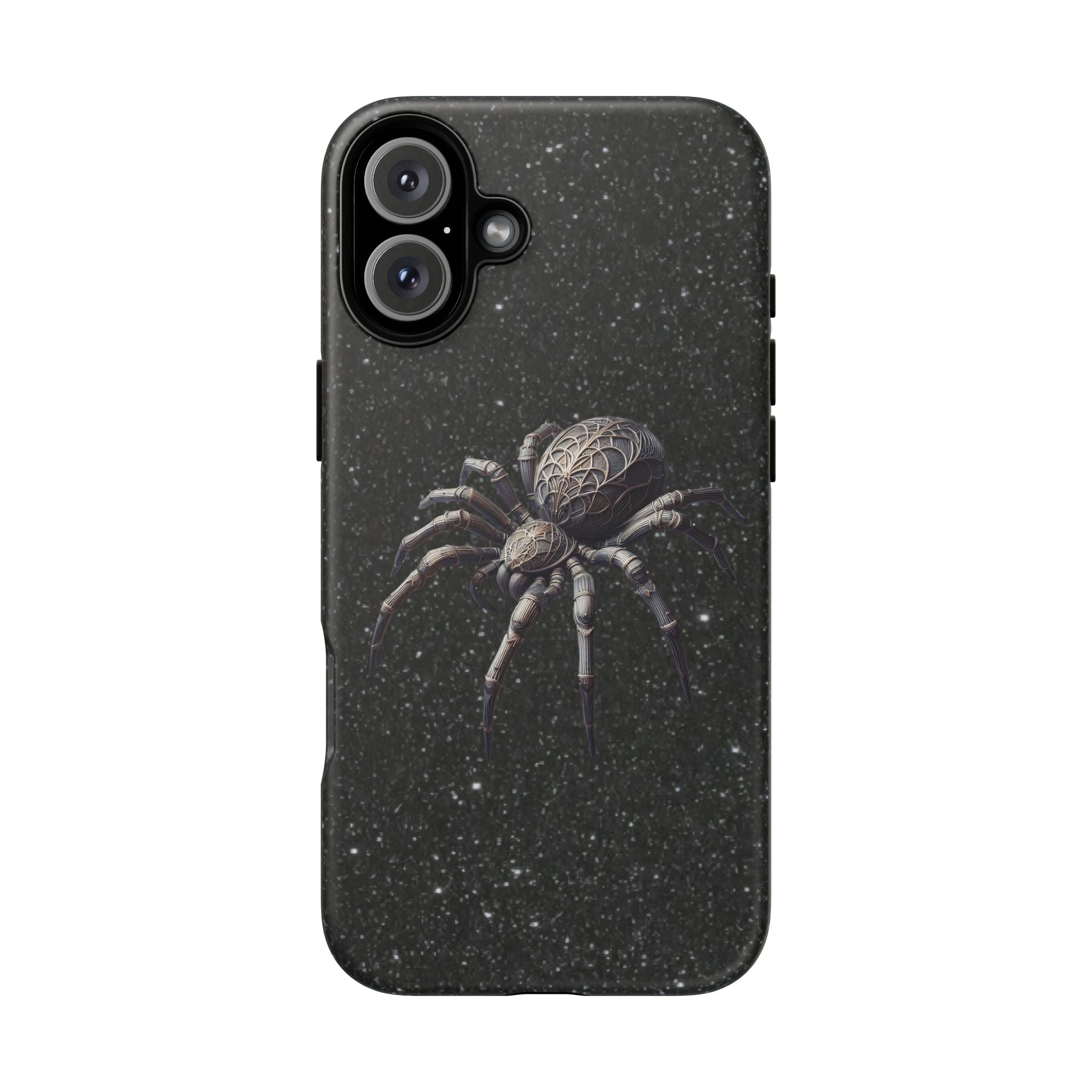 Spider Night Tough Phone Case — Dark Space Tarantula iPhone Cover Printify