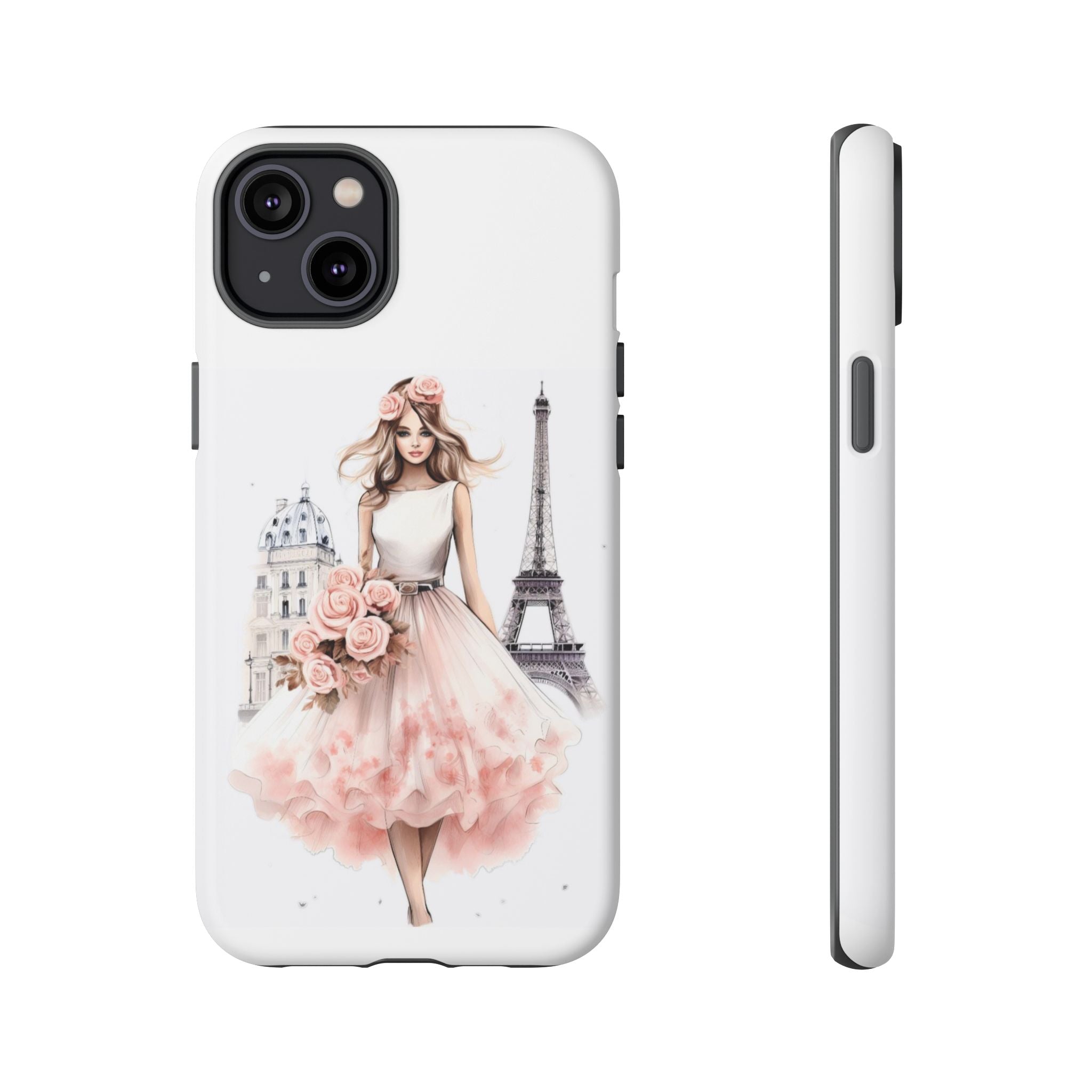 Parisian Ballerina Bouquet phone case | Tough Cases Printify