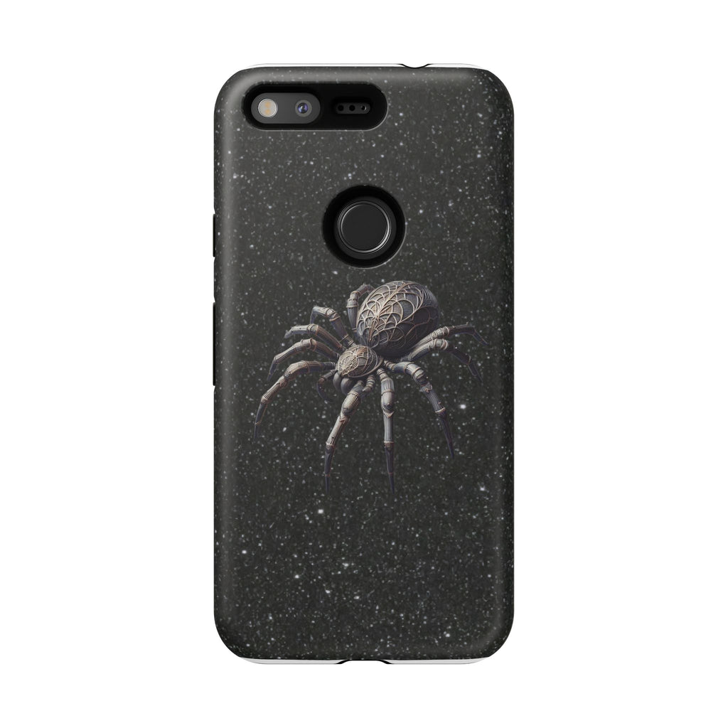 Spider Night Tough Phone Case — Dark Space Tarantula iPhone Cover Printify