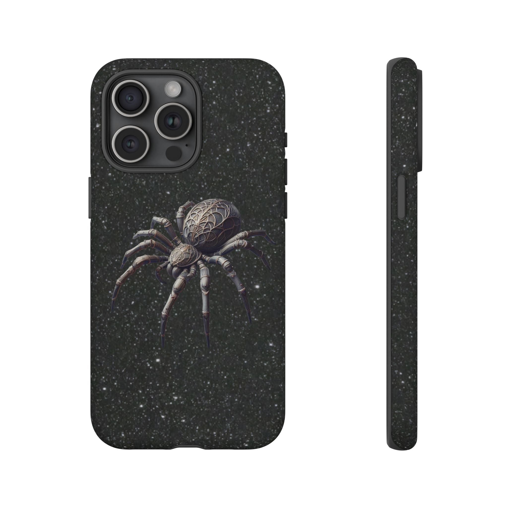 Spider Night Tough Phone Case — Dark Space Tarantula iPhone Cover Printify